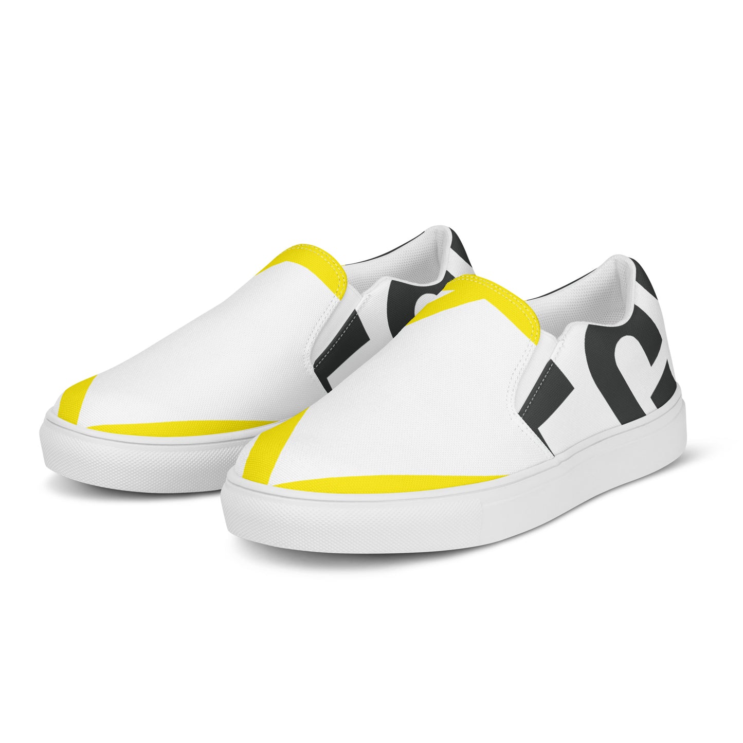 EGYPT Men’s Slip-On Canvas Shoes (White)