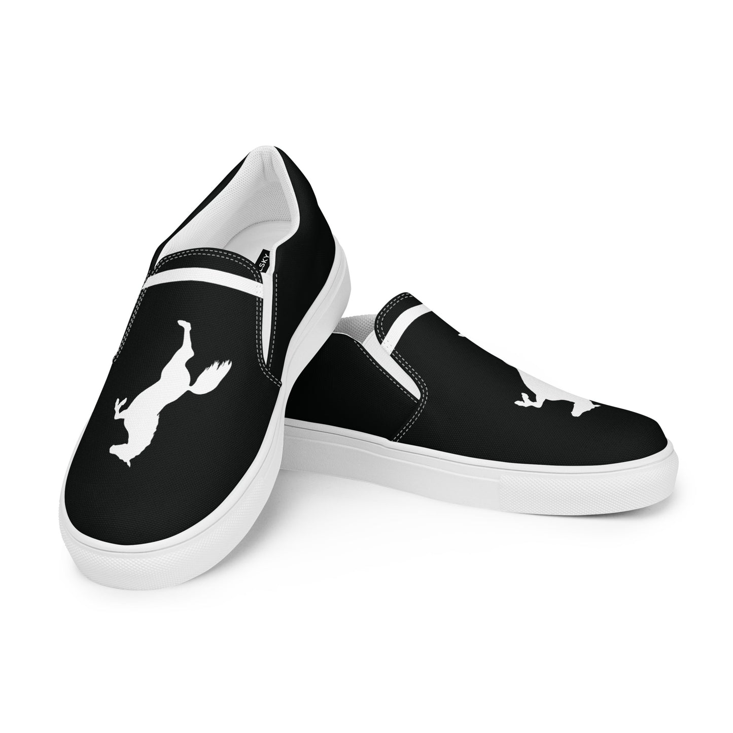 ELEVATE Men’s Slip-On Canvas Shoes (Black)