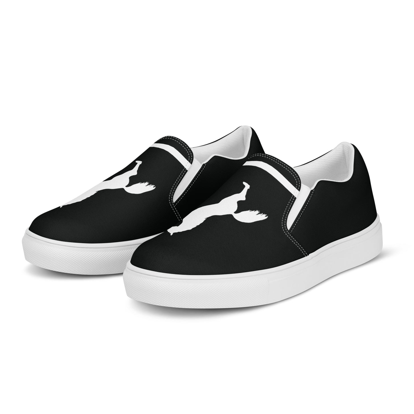 ELEVATE Men’s Slip-On Canvas Shoes (Black)