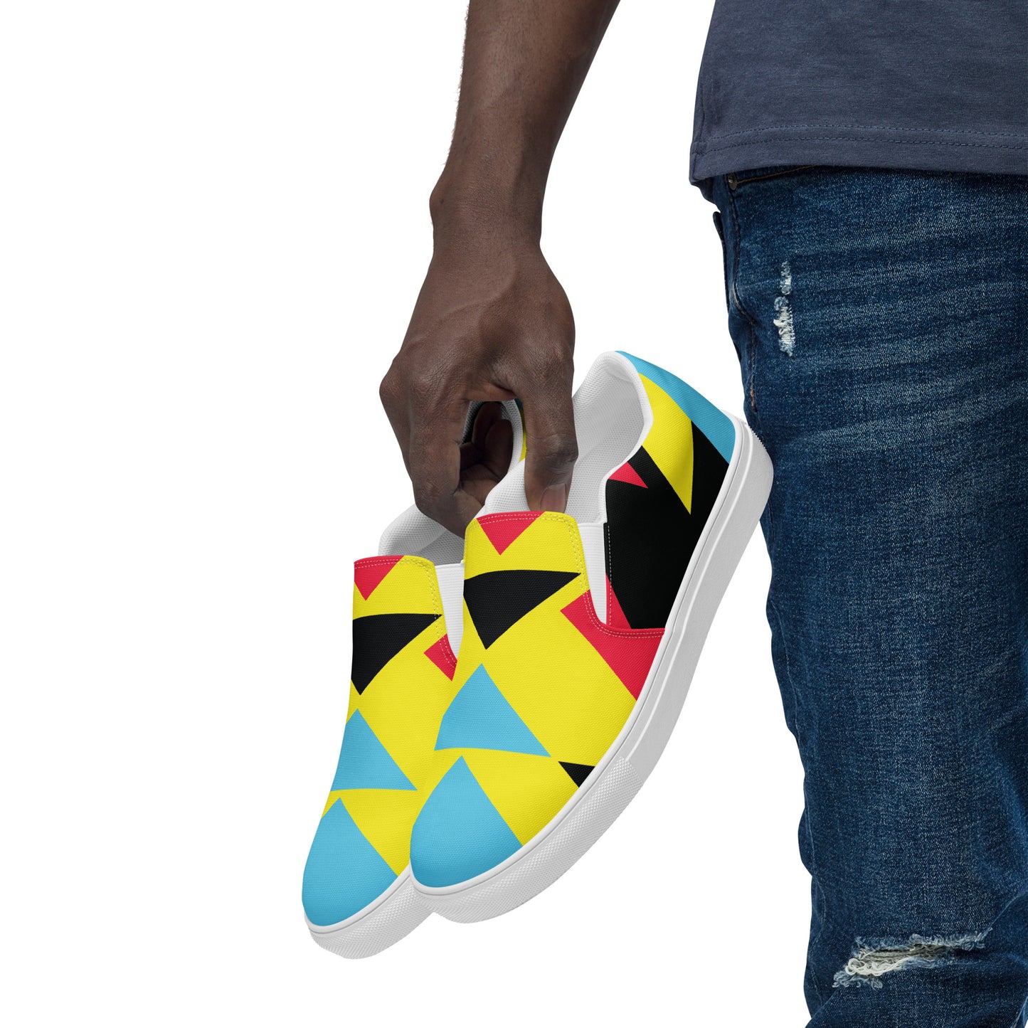 BE BRAVE Men’s Slip-On Canvas Shoes