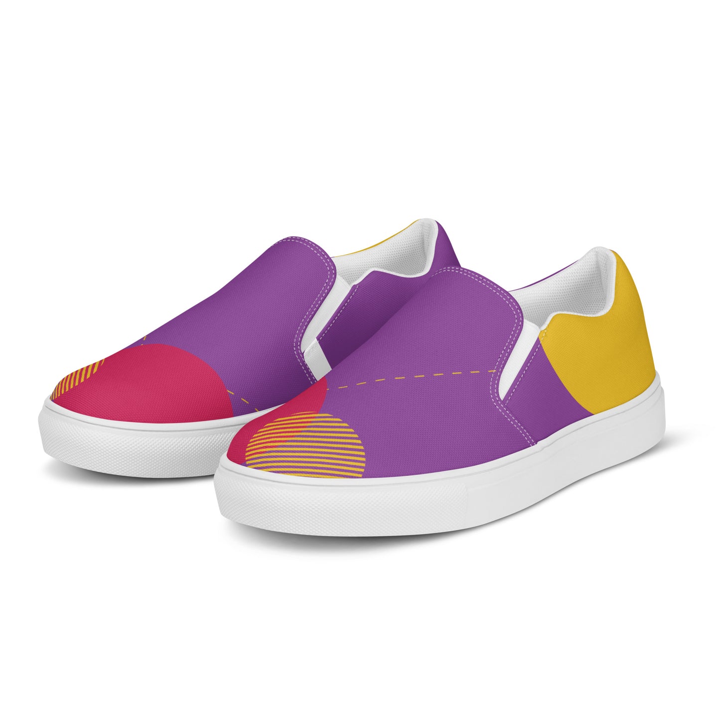 FOLLOW YOUR HEART Men’s Slip-On Canvas Shoes