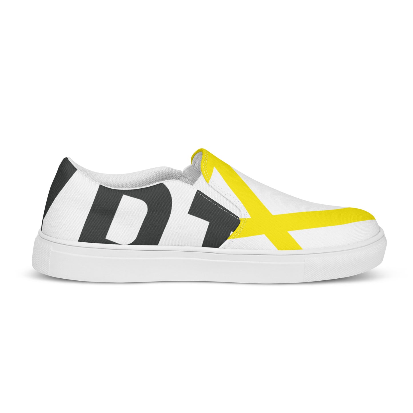 EGYPT Men’s Slip-On Canvas Shoes (White)