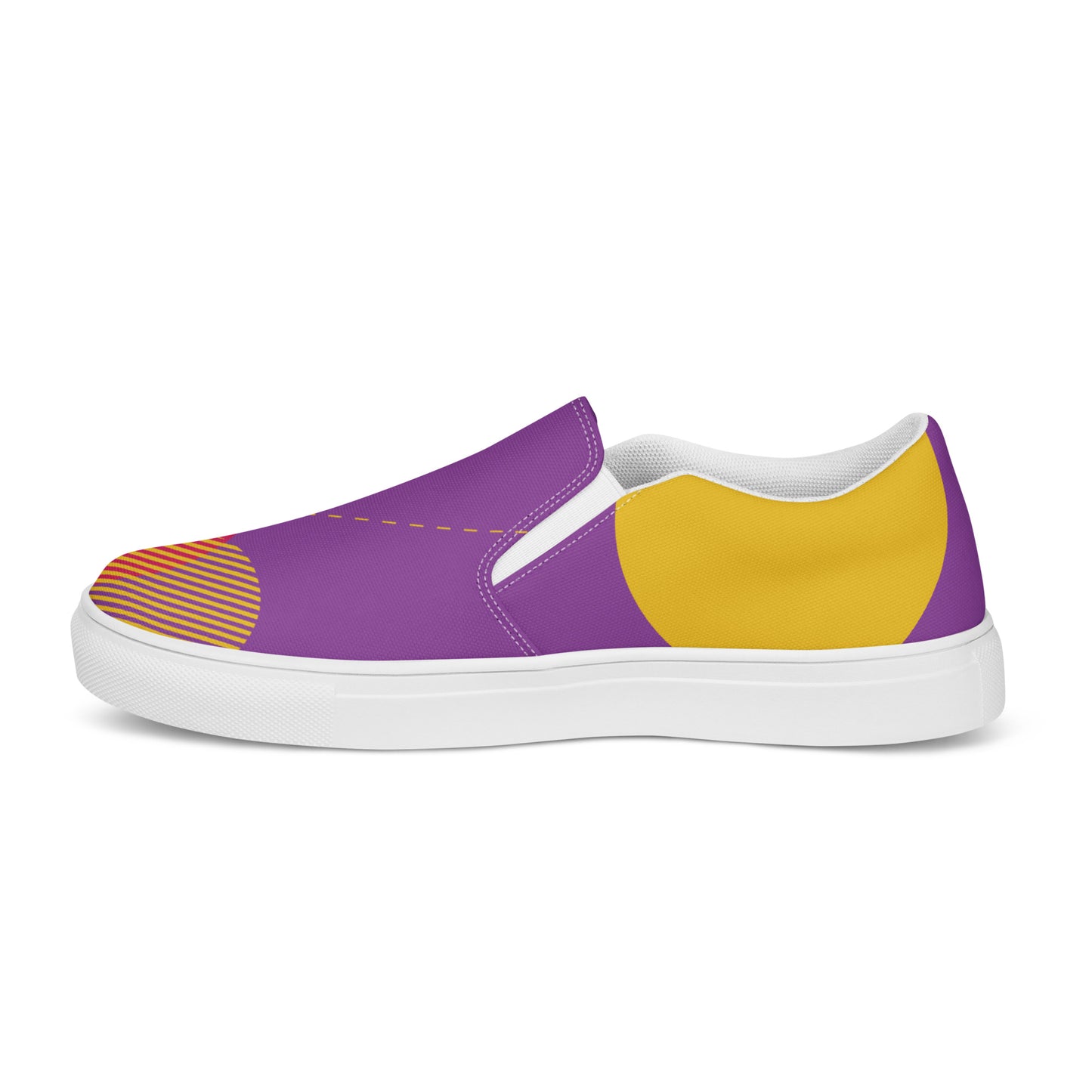 FOLLOW YOUR HEART Men’s Slip-On Canvas Shoes