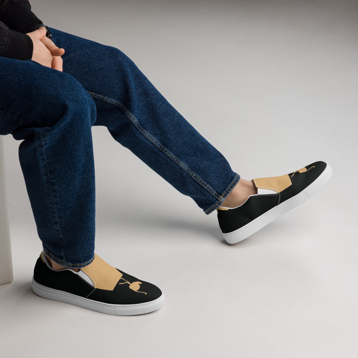 BE YOURSELF Men’s Slip-On Canvas Shoes