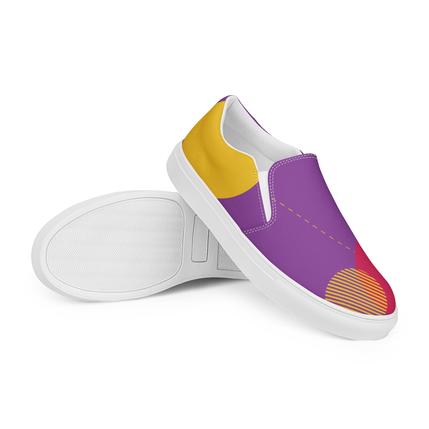 FOLLOW YOUR HEART Men’s Slip-On Canvas Shoes