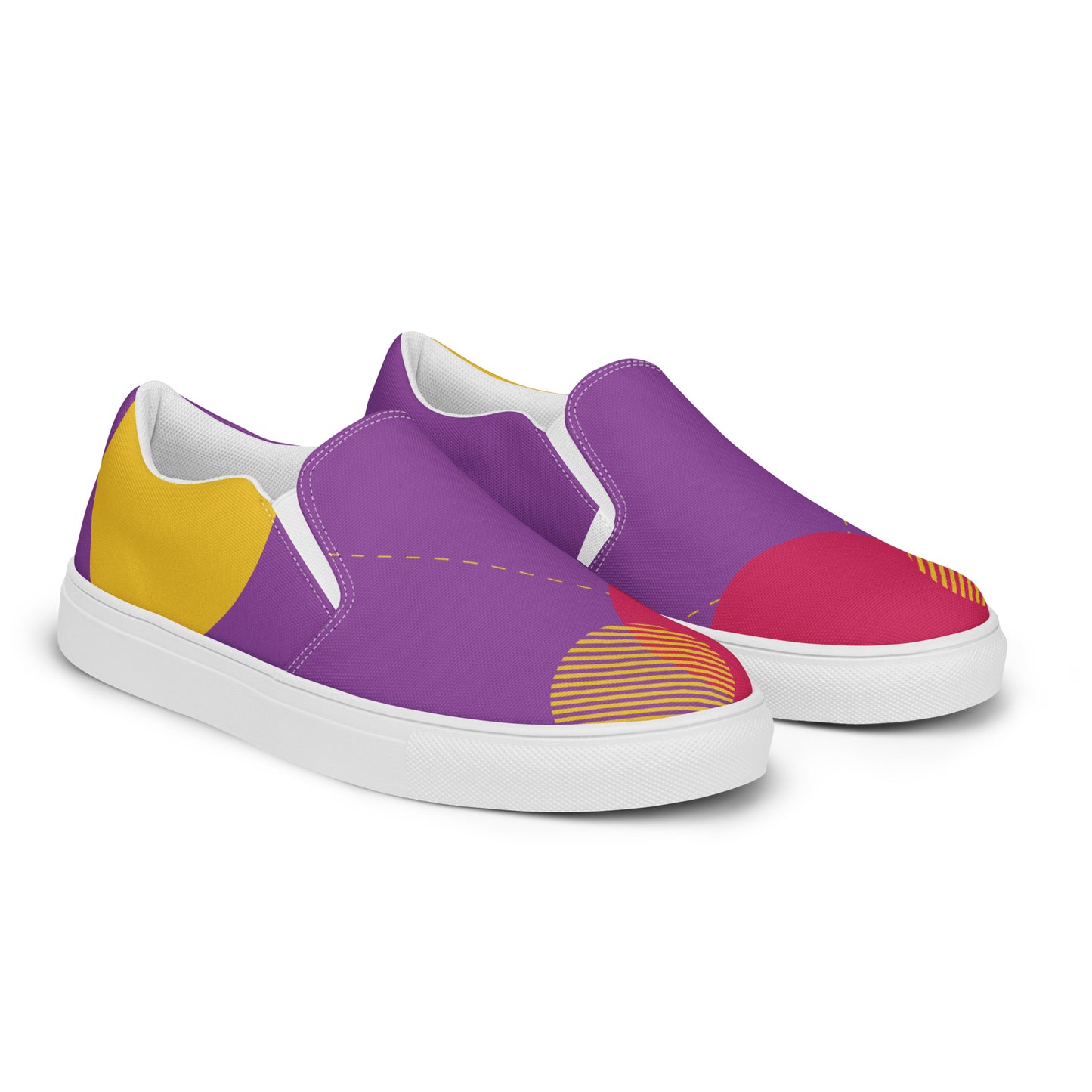 FOLLOW YOUR HEART Men’s Slip-On Canvas Shoes