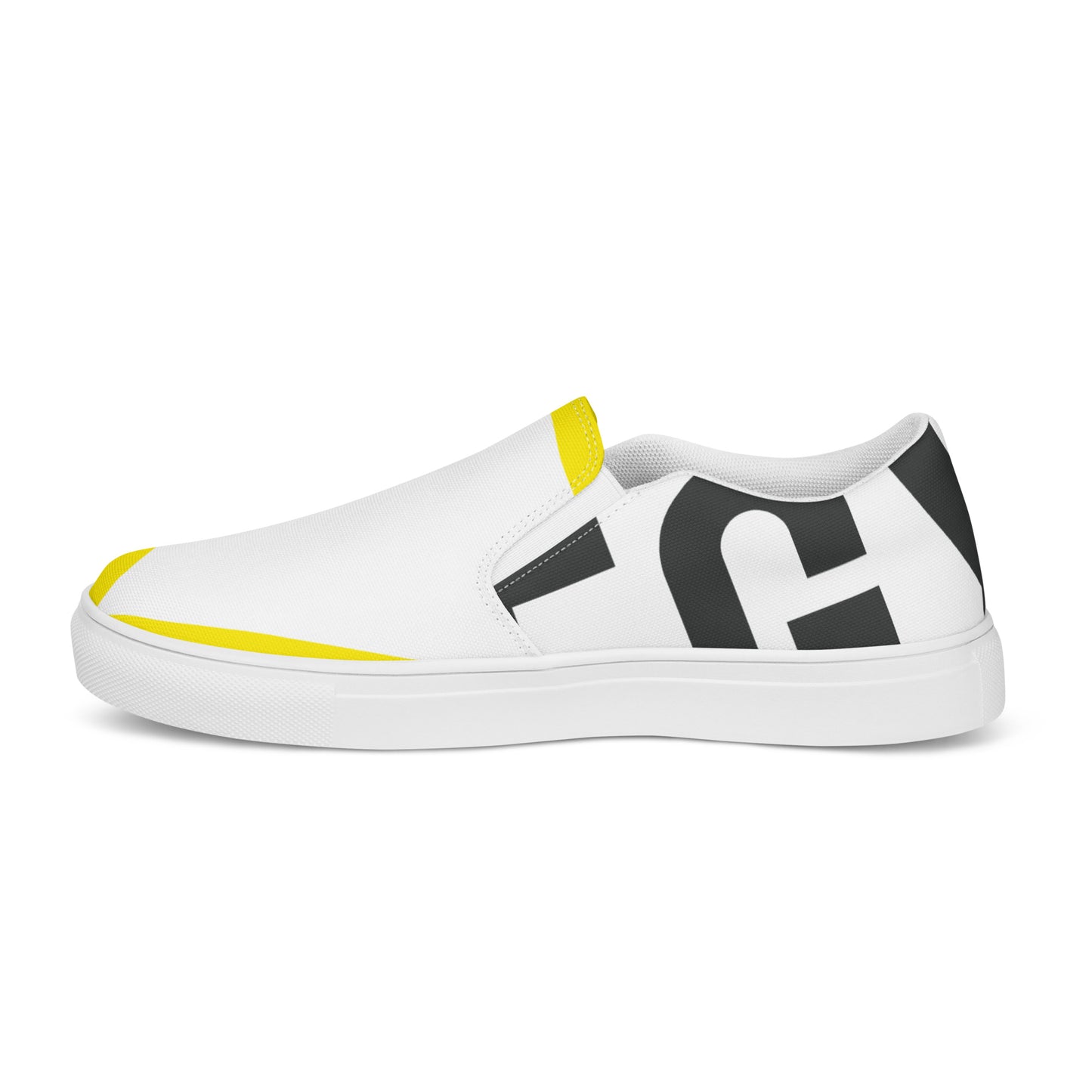 EGYPT Men’s Slip-On Canvas Shoes (White)