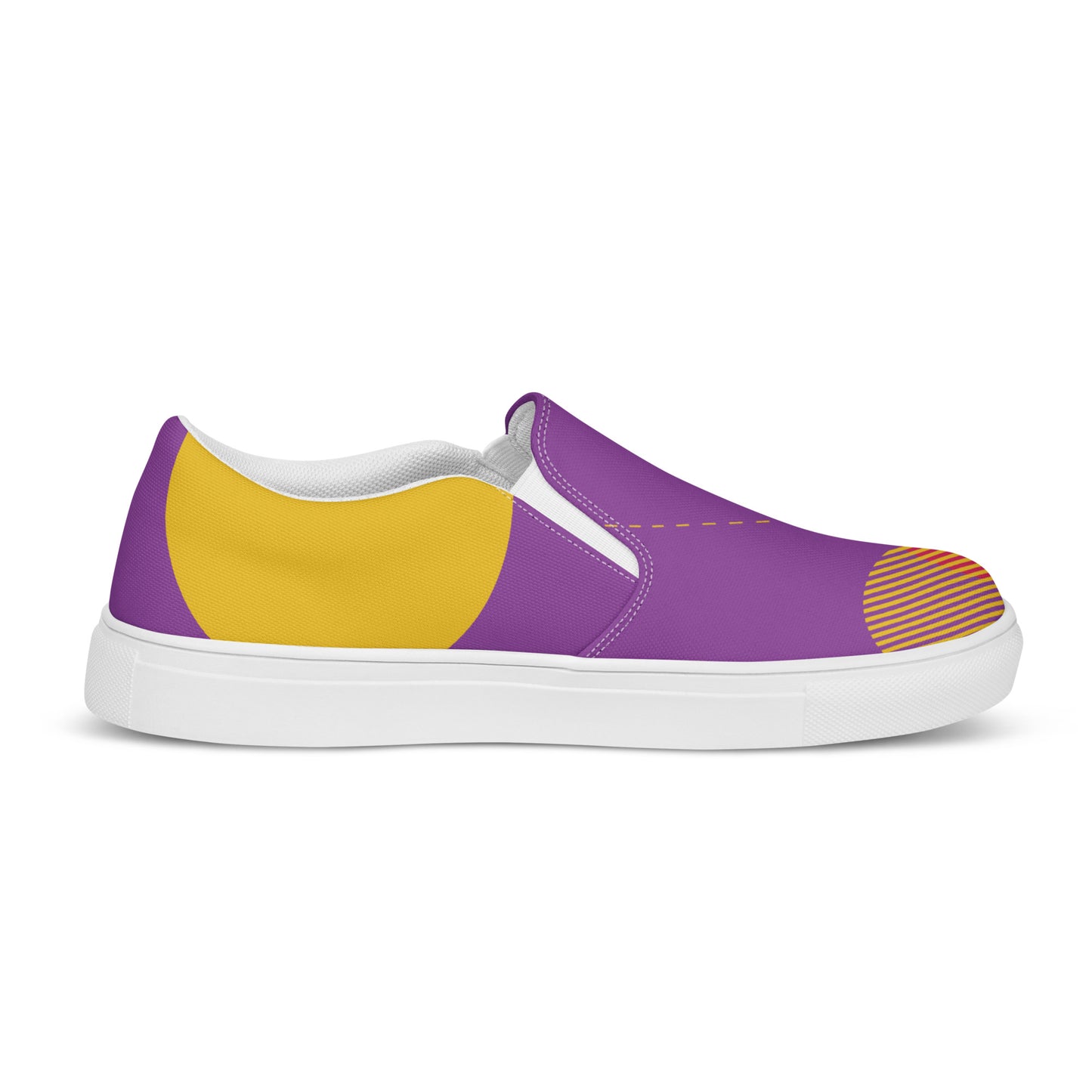 FOLLOW YOUR HEART Men’s Slip-On Canvas Shoes