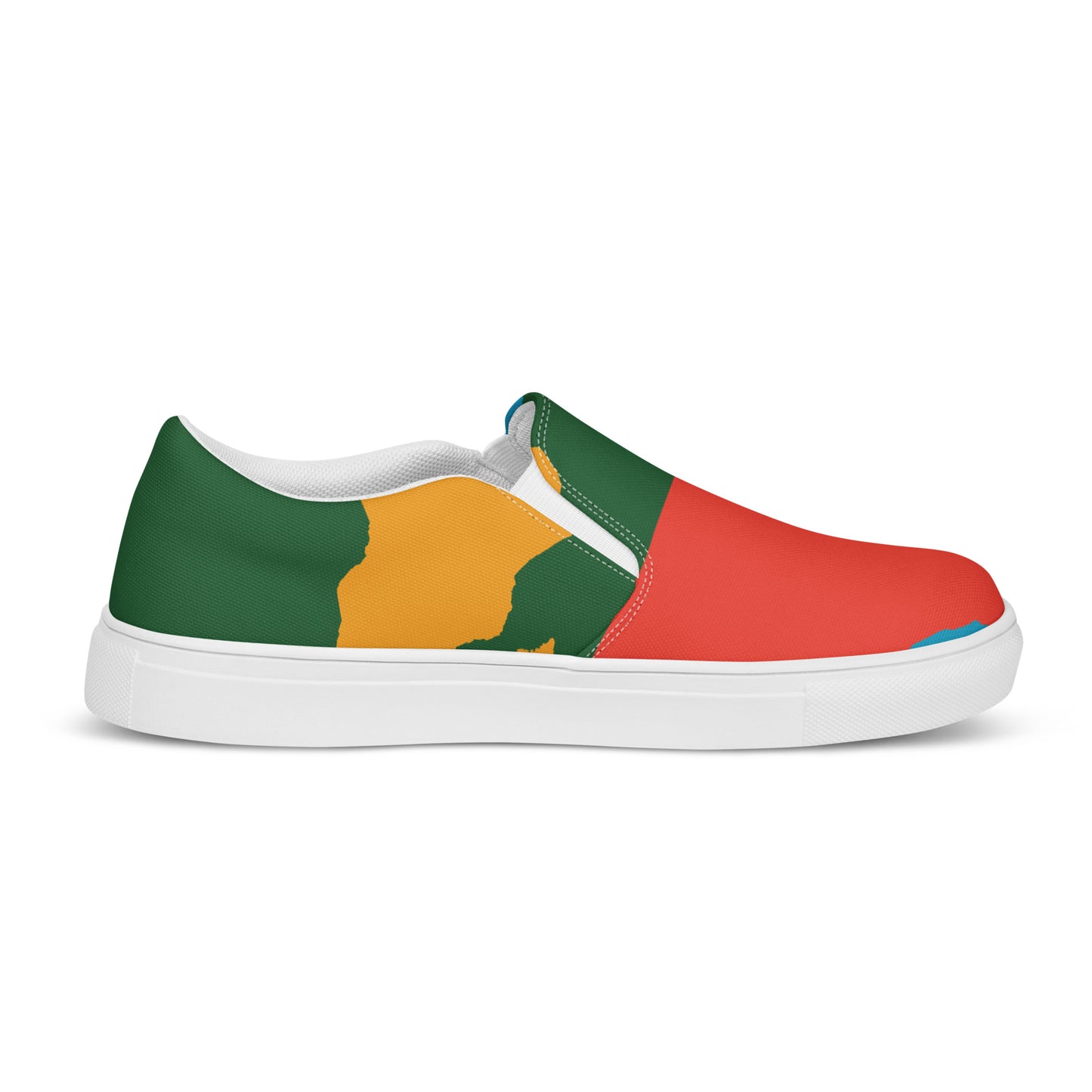 AFRICA WARHOL Men’s Slip-On Canvas Shoes (Bright)
