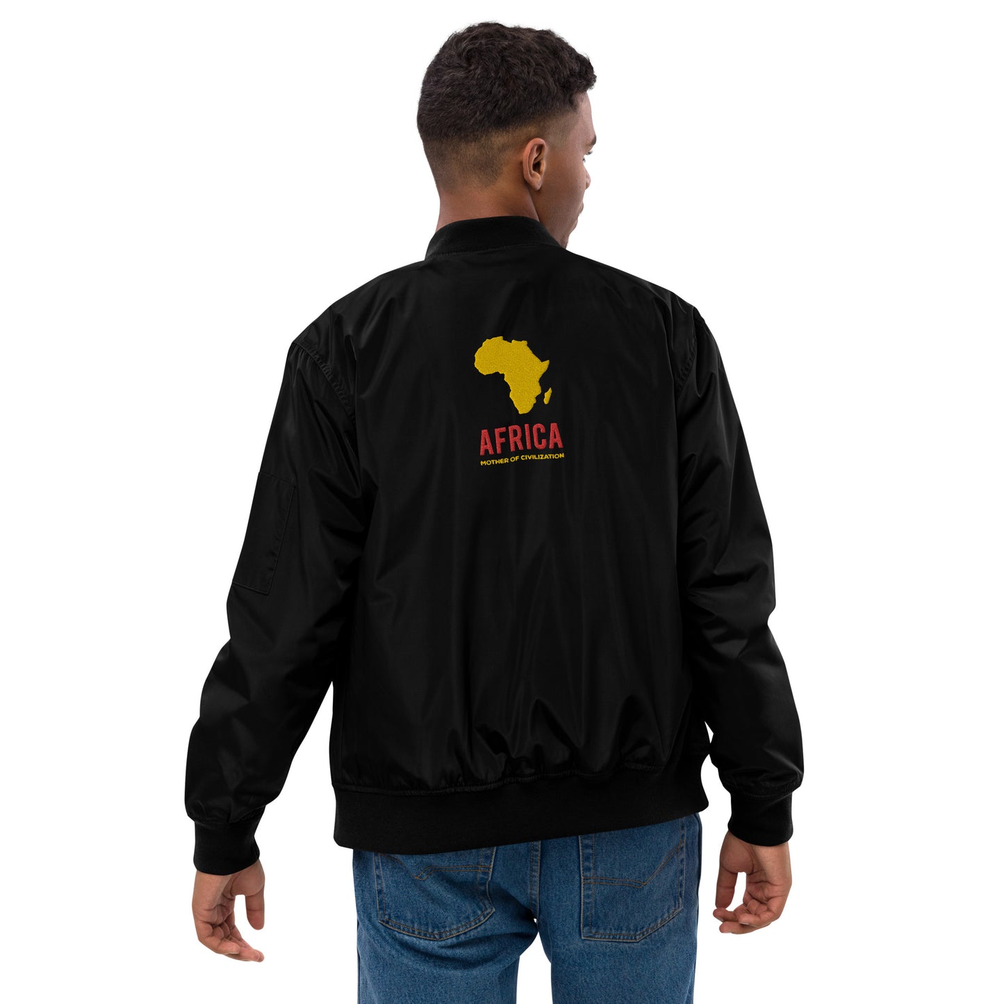 AFRICA - MOTHER OF CIVILIZATION Premium Bomber Jacket