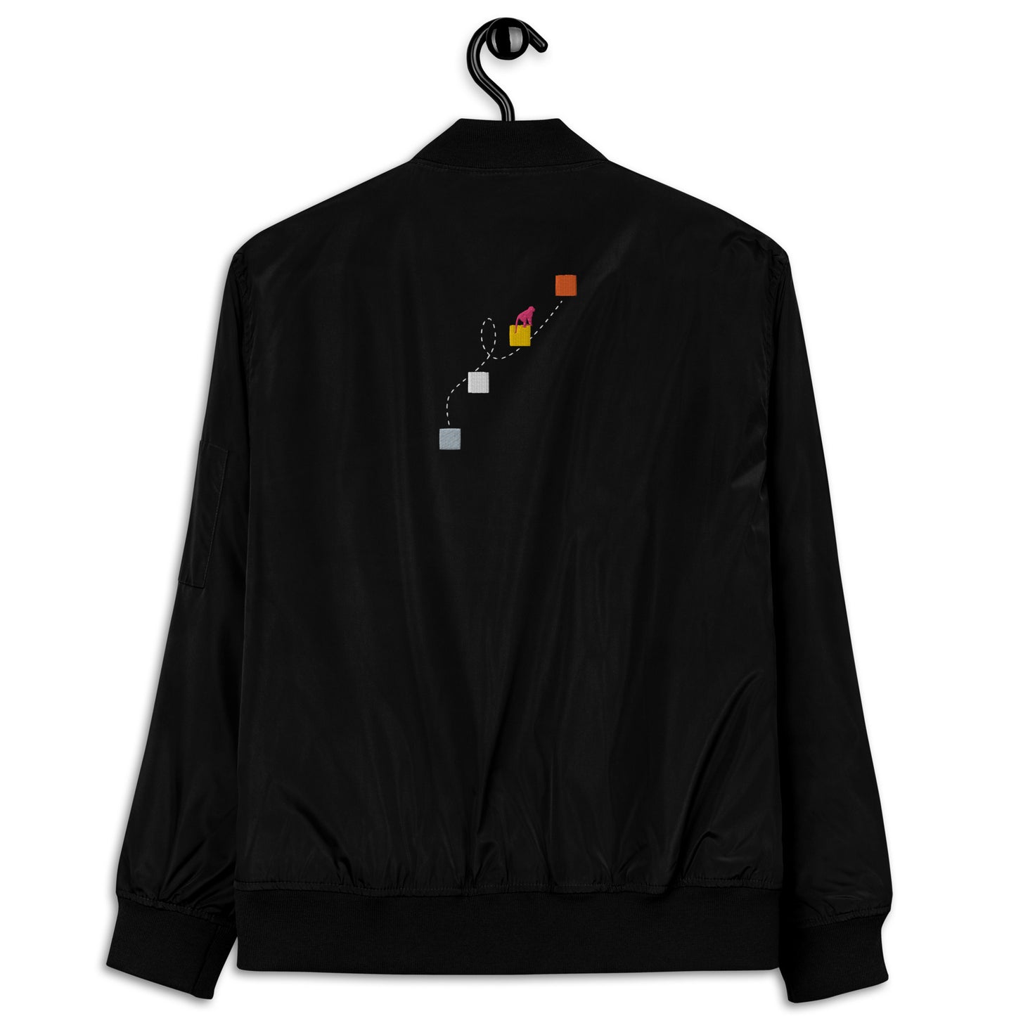 NEVER GIVE UP Premium Bomber Jacket