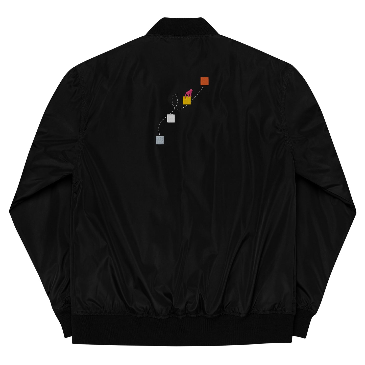 NEVER GIVE UP Premium Bomber Jacket