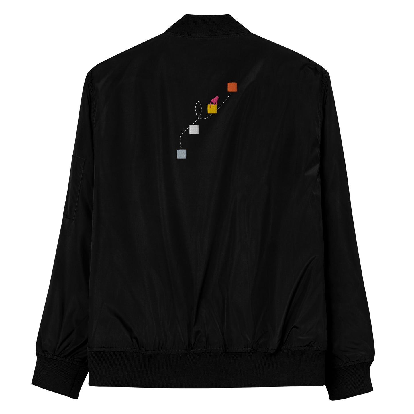 NEVER GIVE UP Premium Bomber Jacket