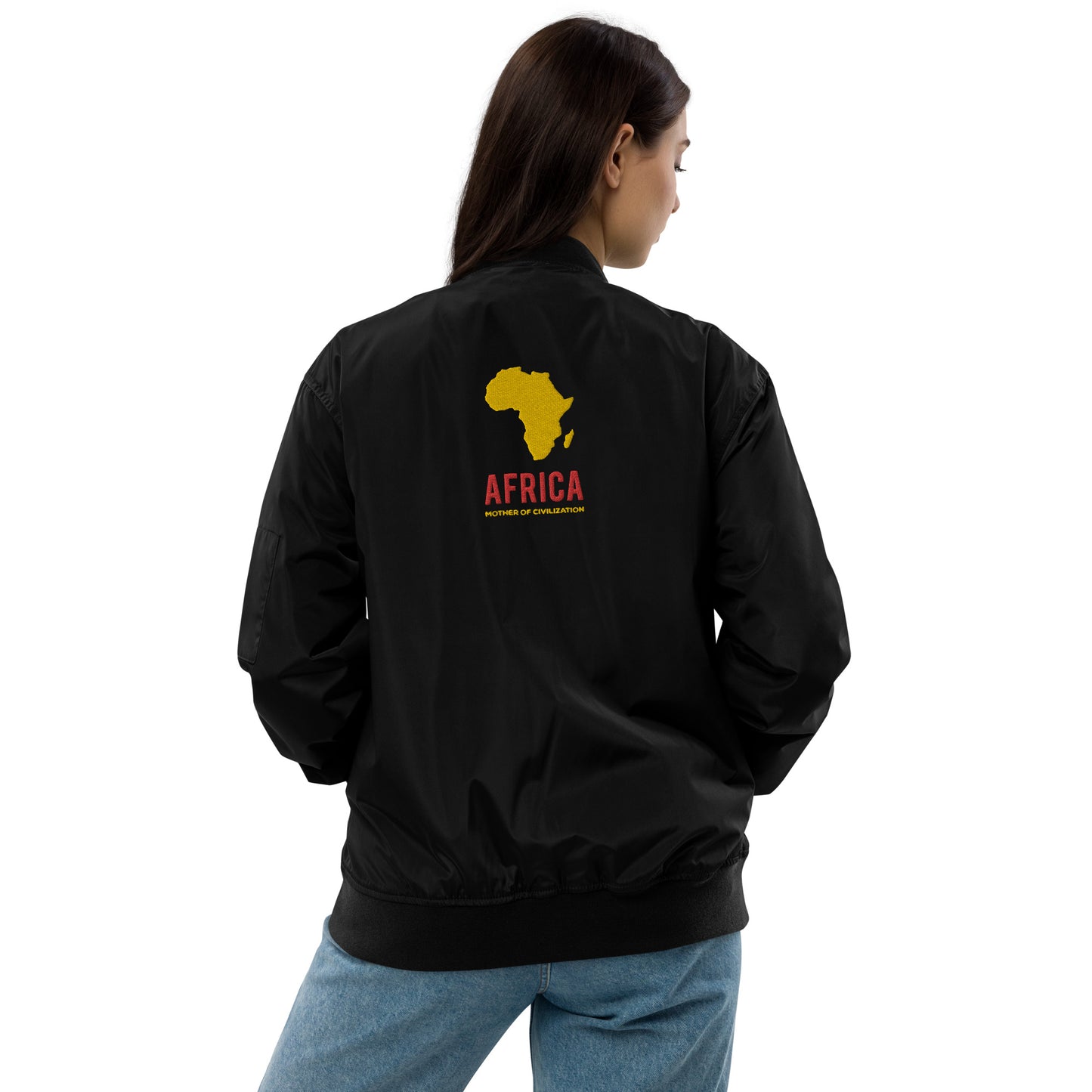 AFRICA - MOTHER OF CIVILIZATION Premium Bomber Jacket