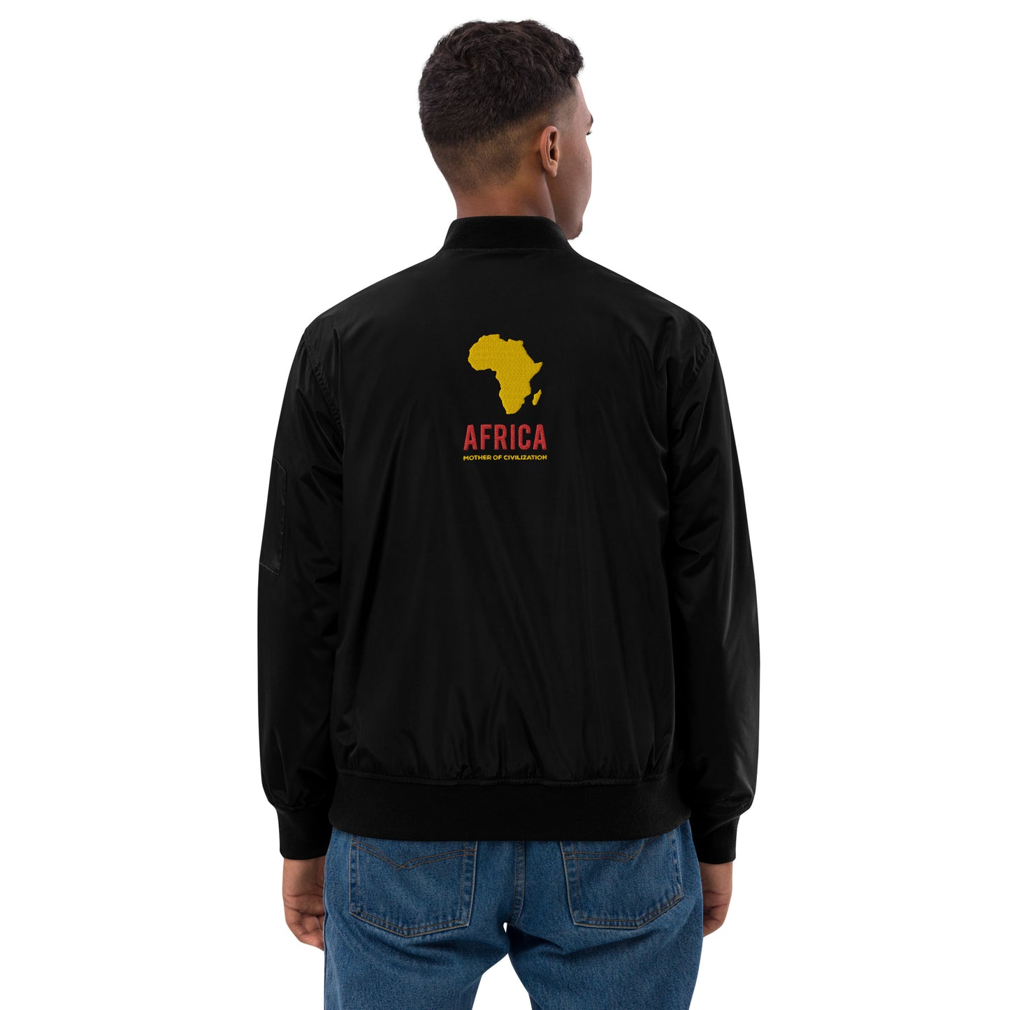 AFRICA - MOTHER OF CIVILIZATION Premium Bomber Jacket