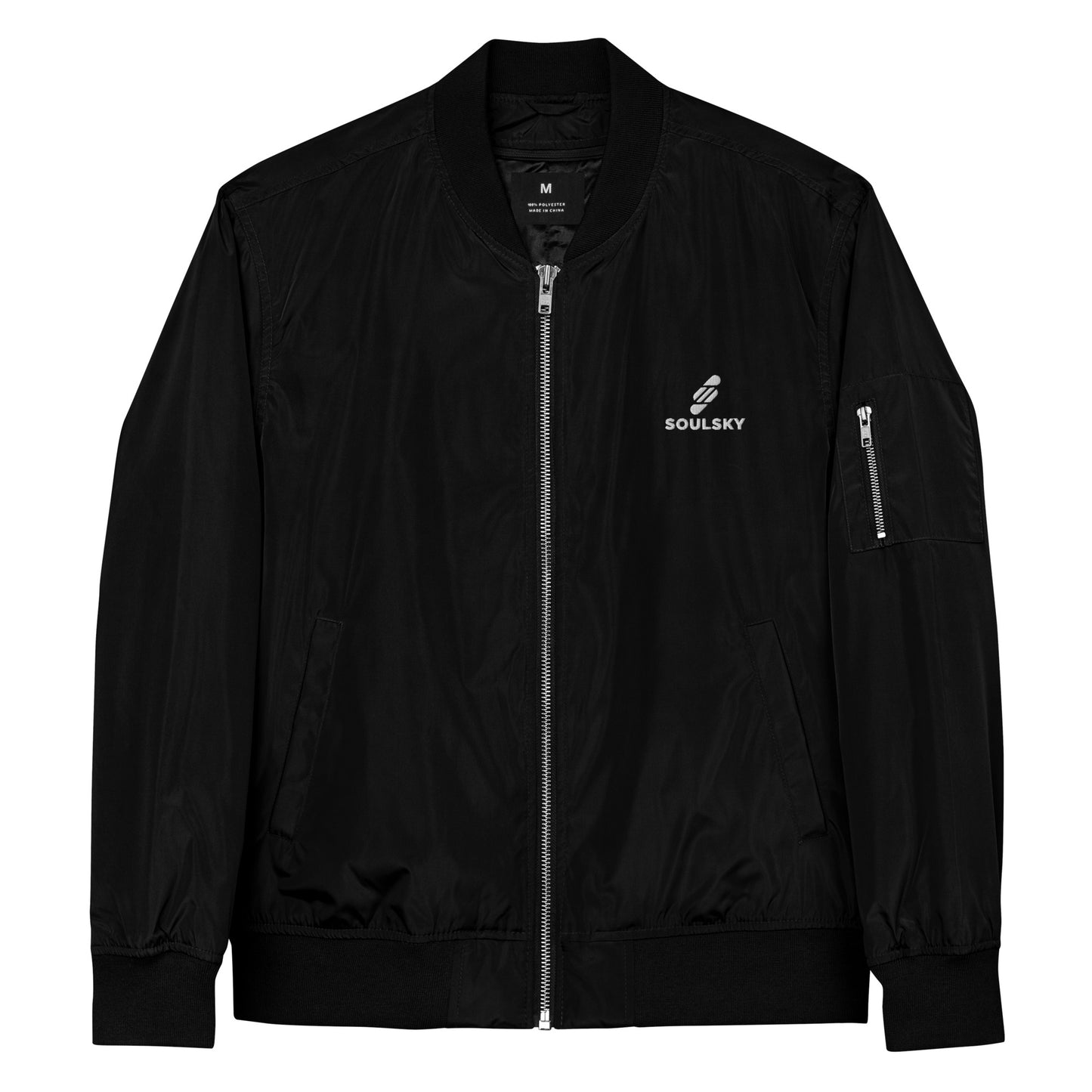 NEVER GIVE UP Premium Bomber Jacket
