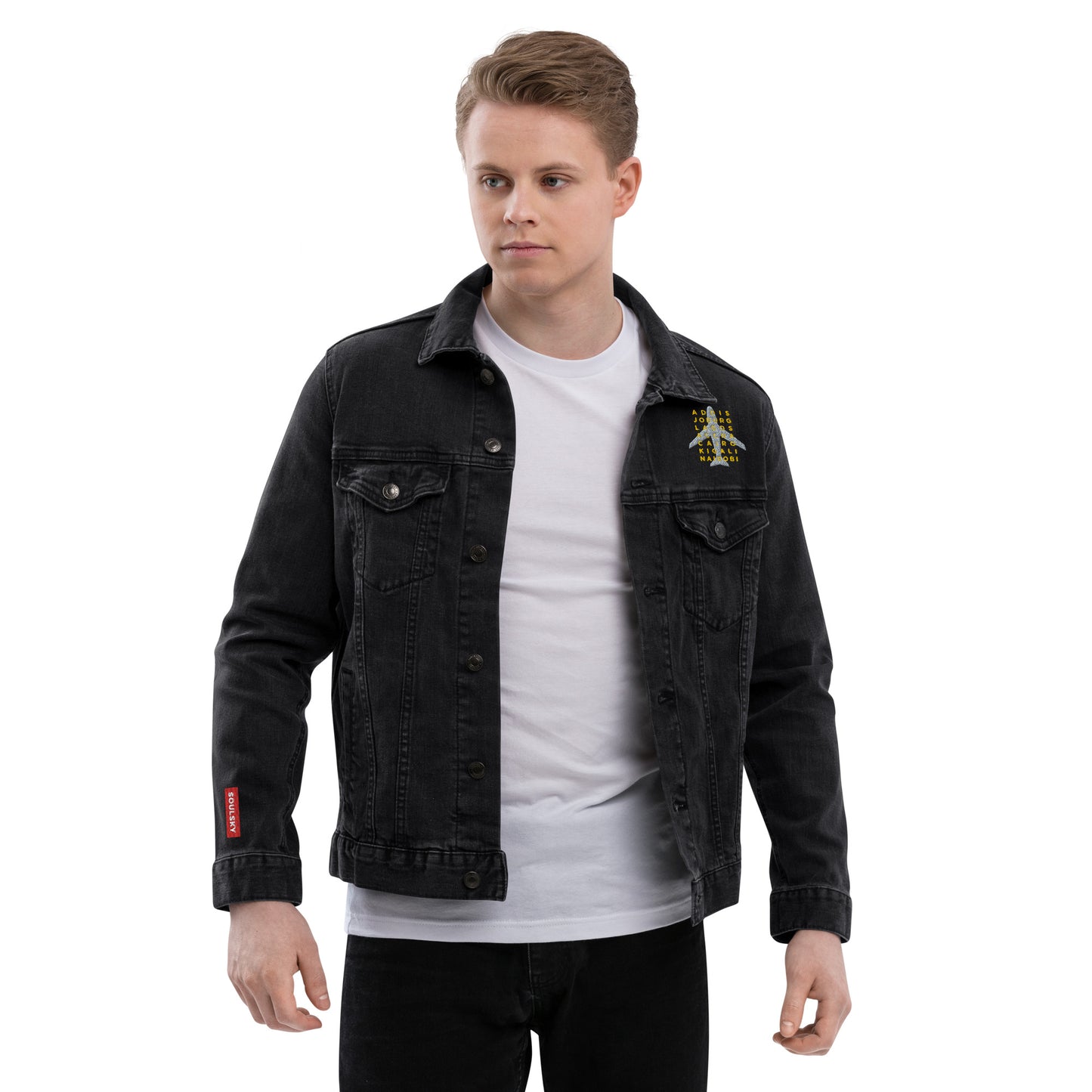 AFRICAN CITIES Unisex Denim Jacket
