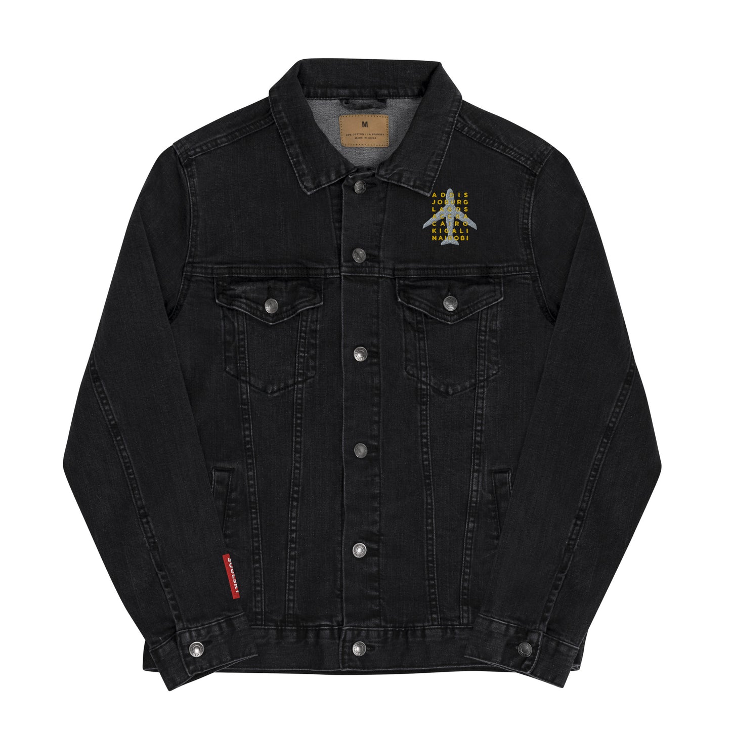 AFRICAN CITIES Unisex Denim Jacket