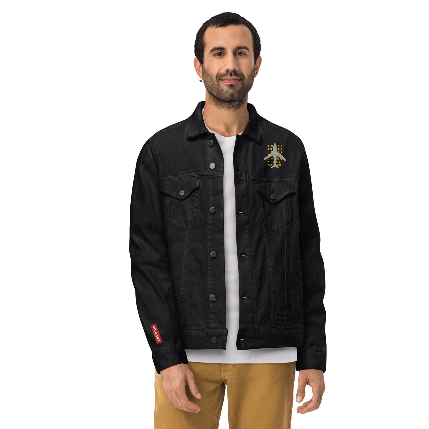 AFRICAN CITIES Unisex Denim Jacket