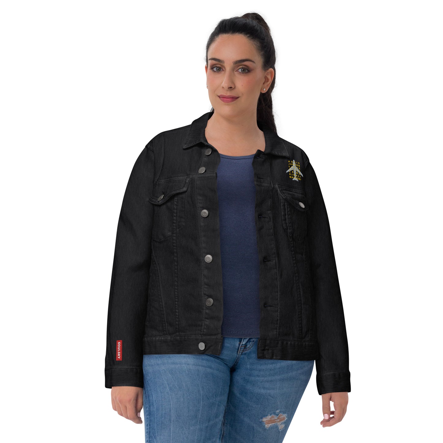 AFRICAN CITIES Unisex Denim Jacket