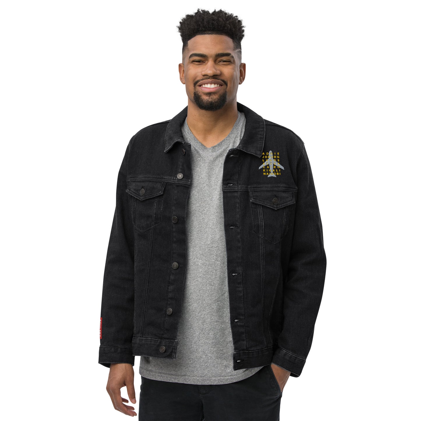 AFRICAN CITIES Unisex Denim Jacket