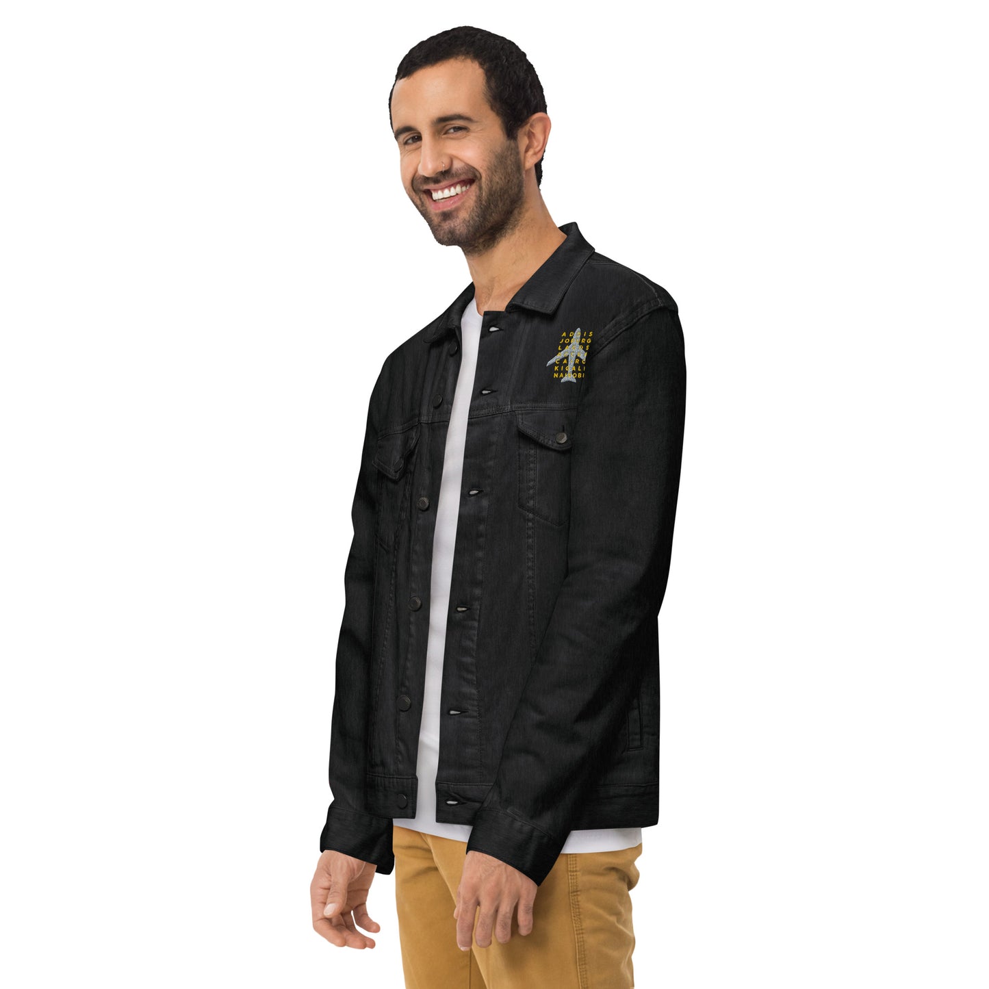 AFRICAN CITIES Unisex Denim Jacket