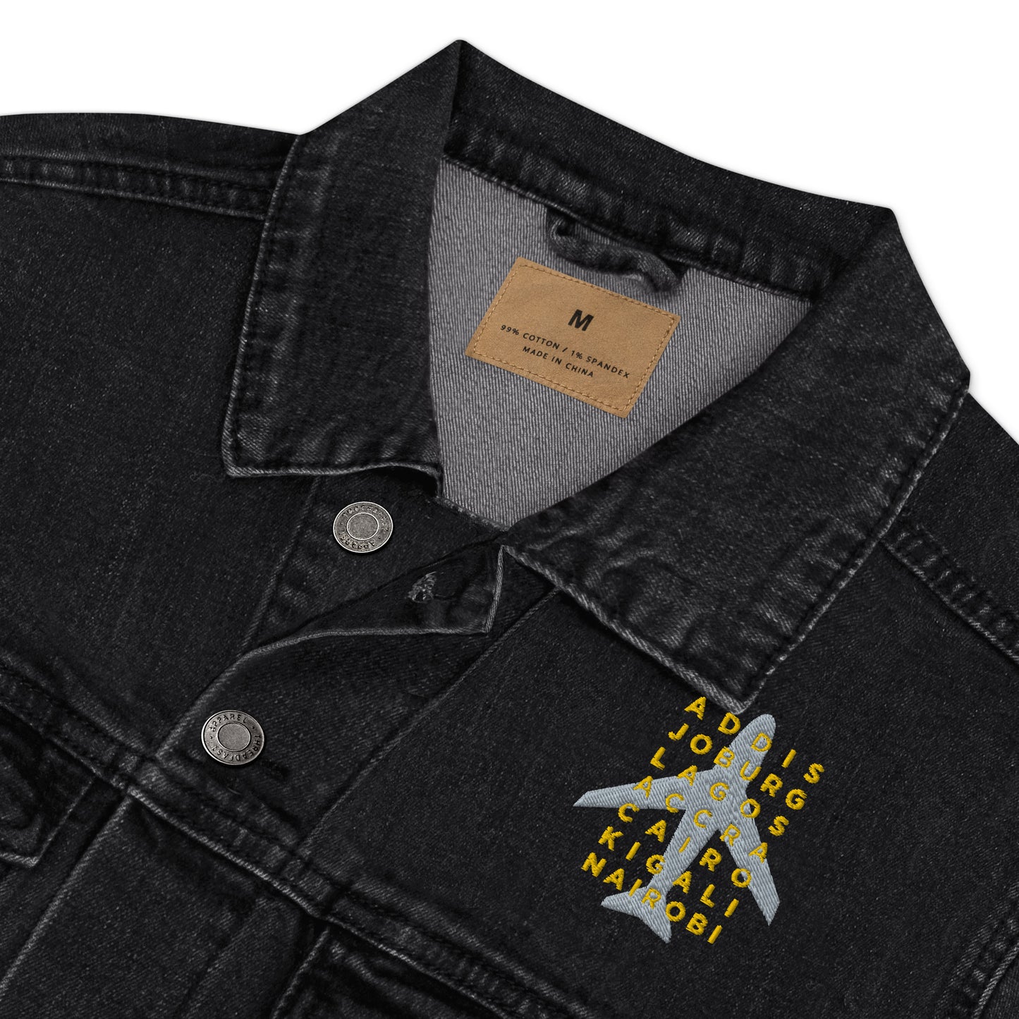 AFRICAN CITIES Unisex Denim Jacket