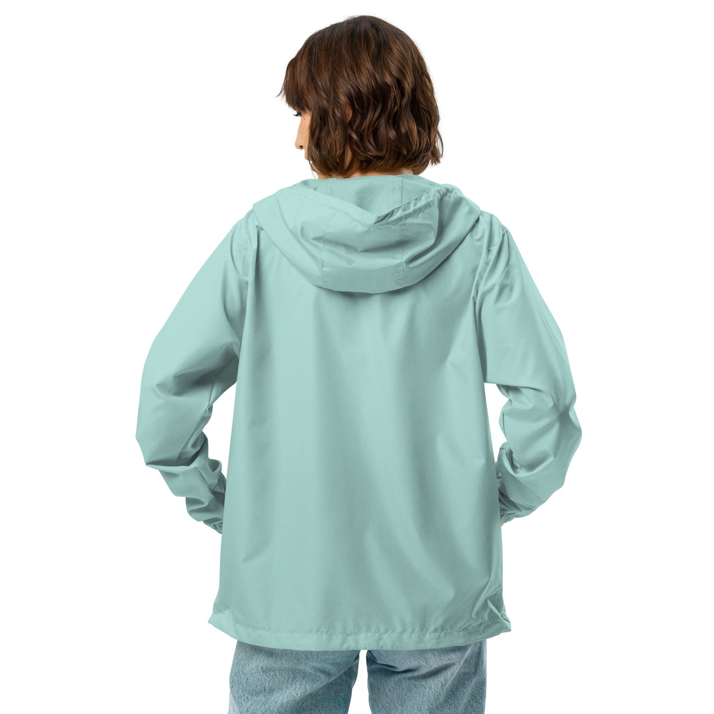 AQUA Unisex Zip Up Windbreaker