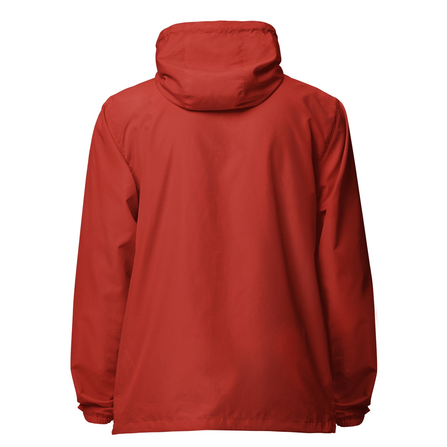 RED Unisex Zip Up Windbreaker