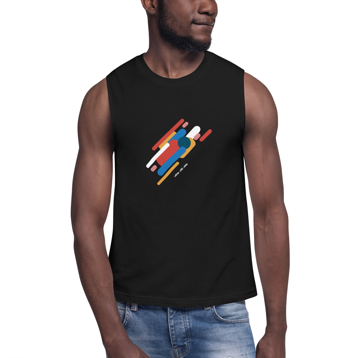 LIGHT STREAK Muscle Shirt
