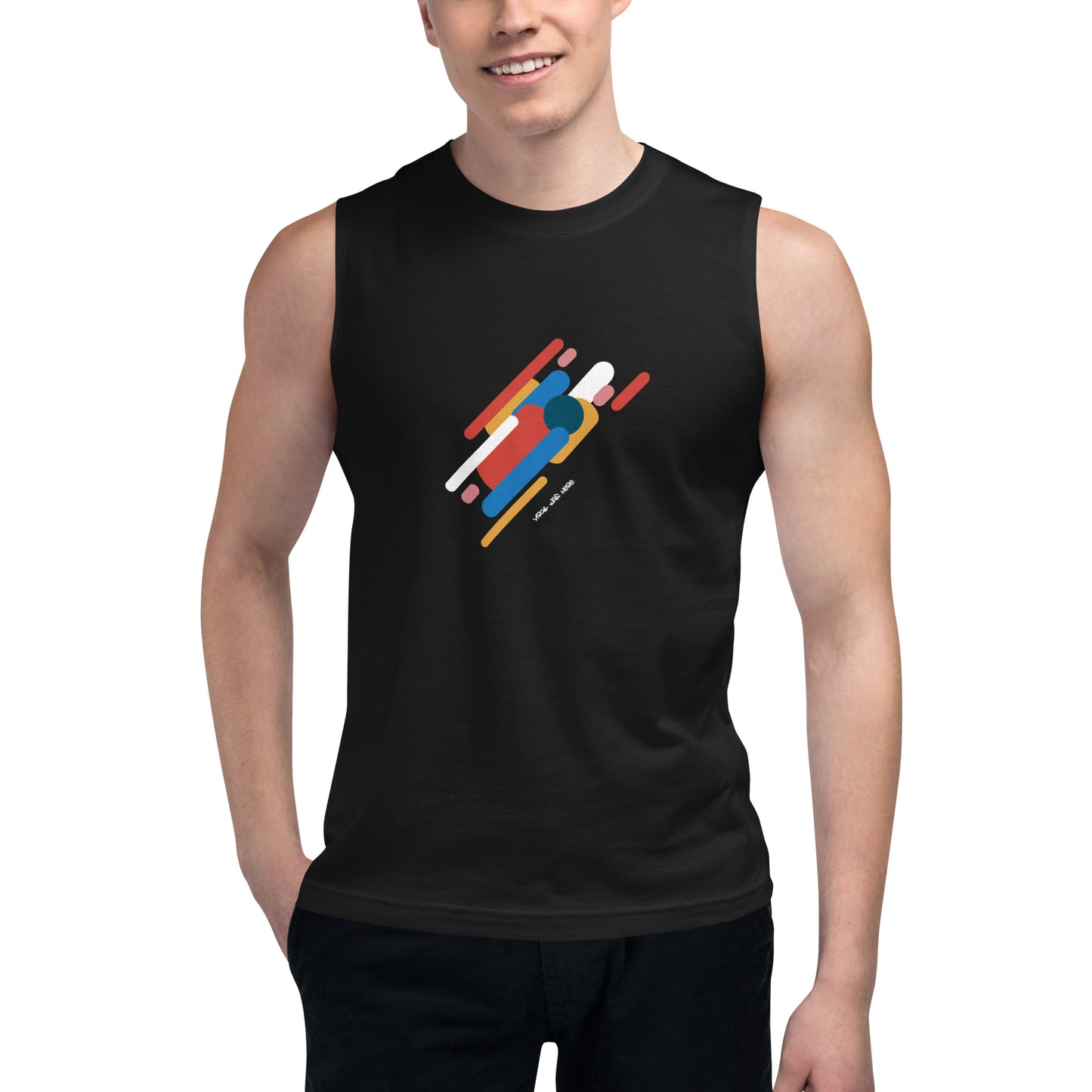 LIGHT STREAK Muscle Shirt
