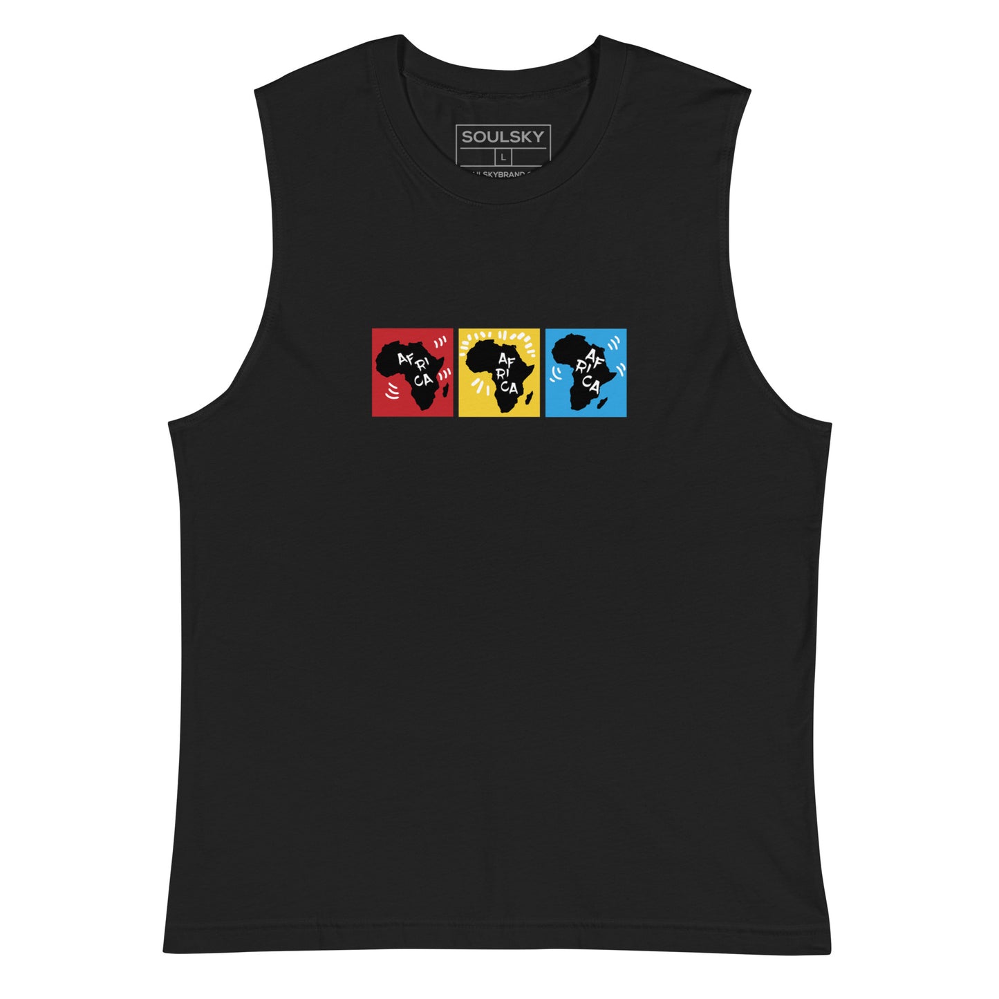 AFRICA PRIMARY Muscle Shirt (Black)