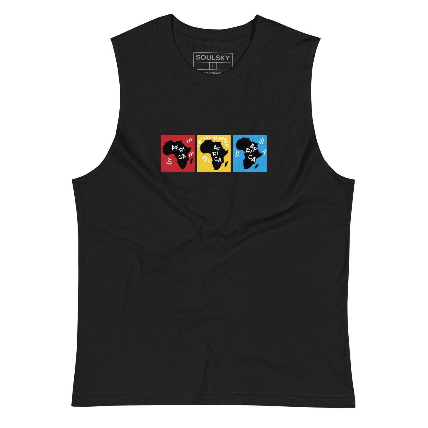 AFRICA PRIMARY Muscle Shirt (Black)