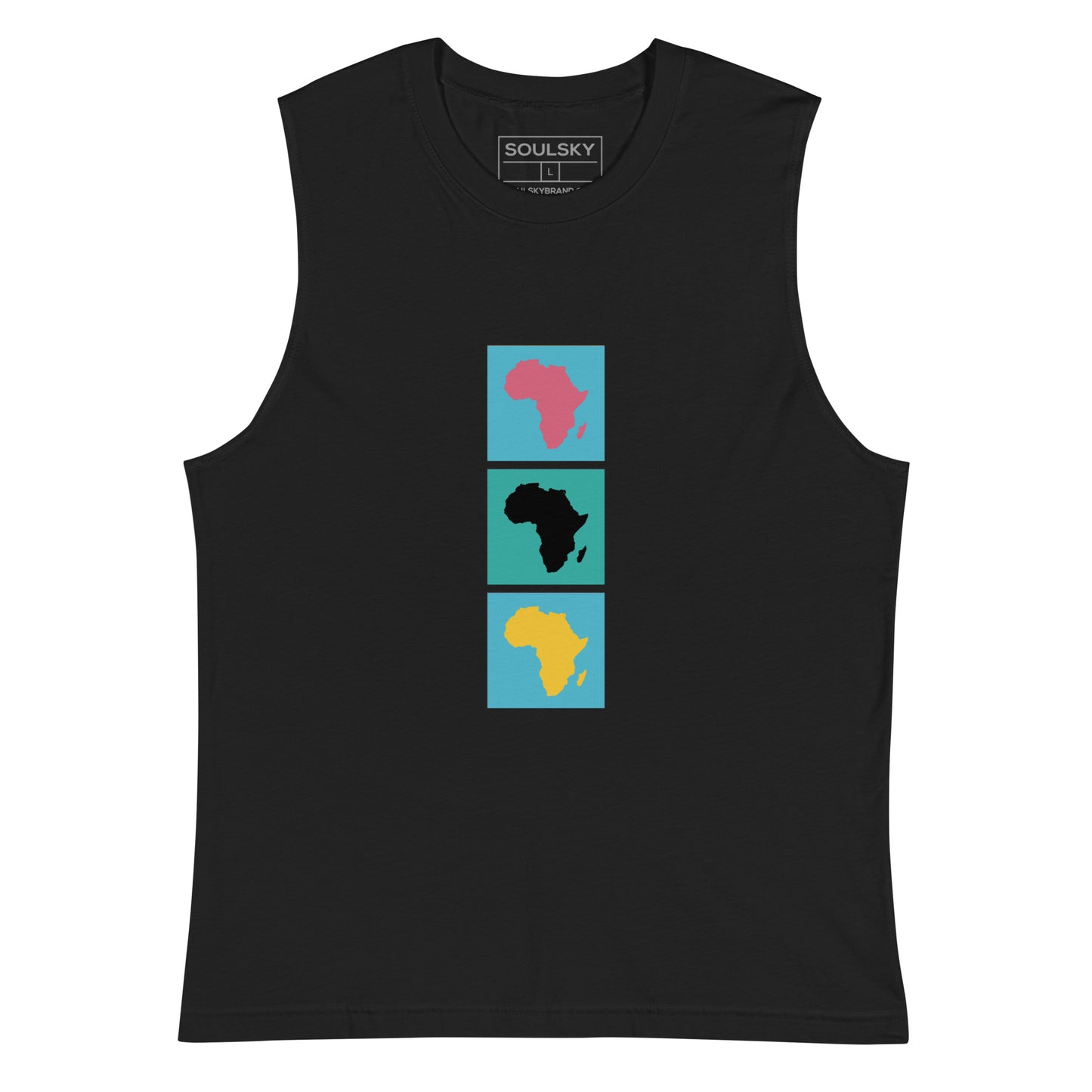 AFRICA WARHOL (Vertical) Muscle Shirt