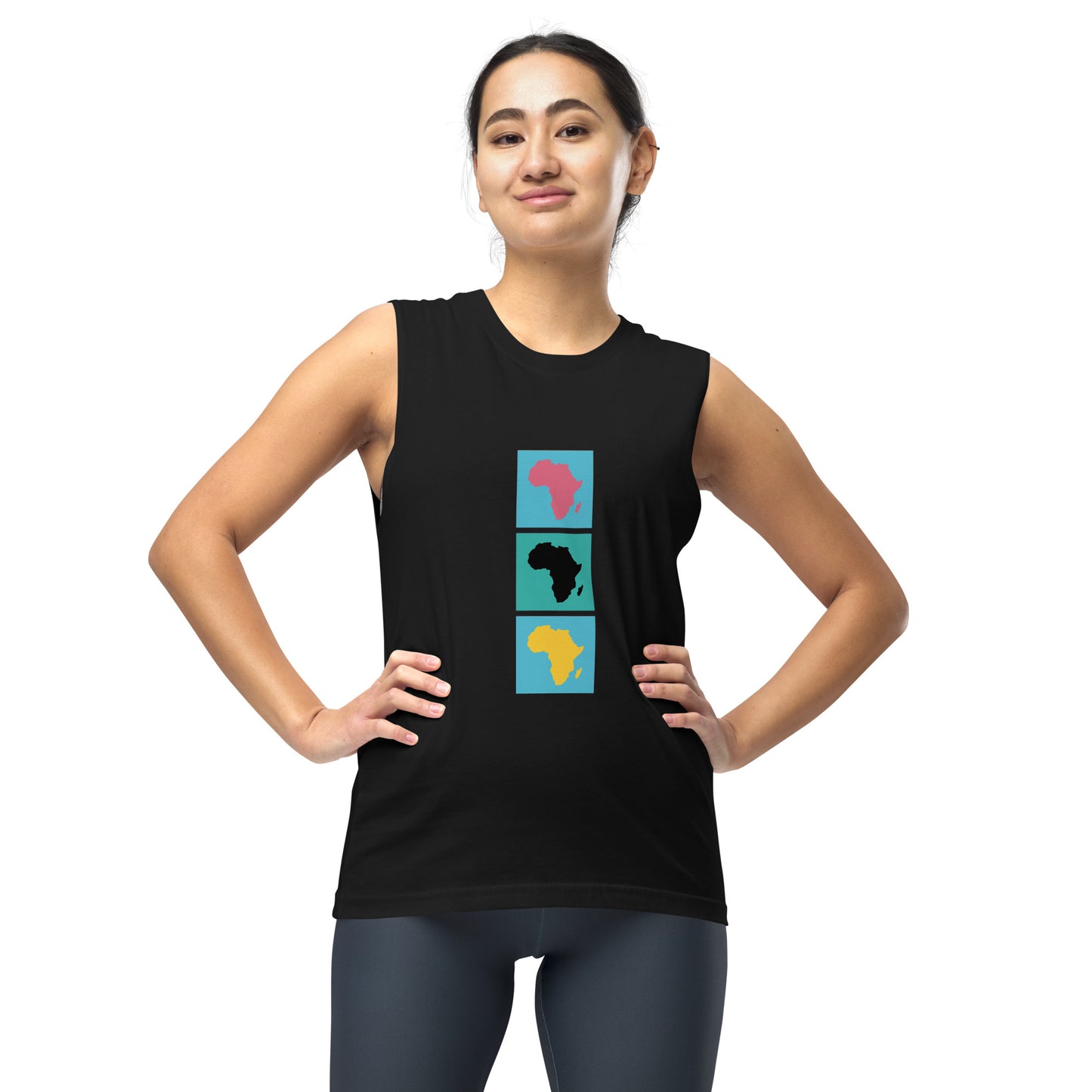 AFRICA WARHOL (Vertical) Muscle Shirt