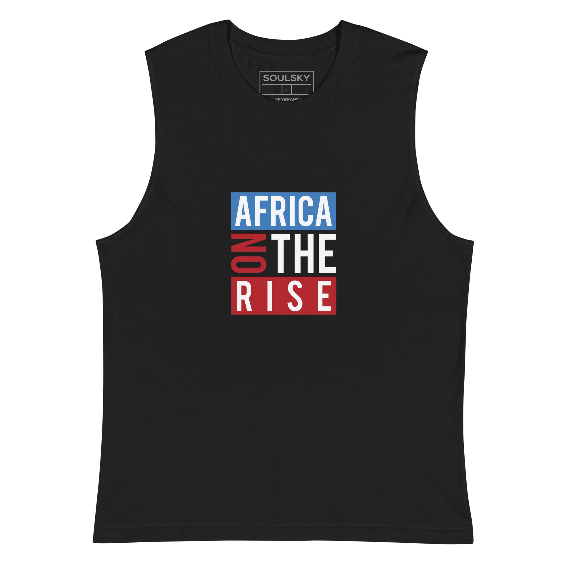 AFRICA ON THE RISE Muscle Shirt (Black) - SOULSKY