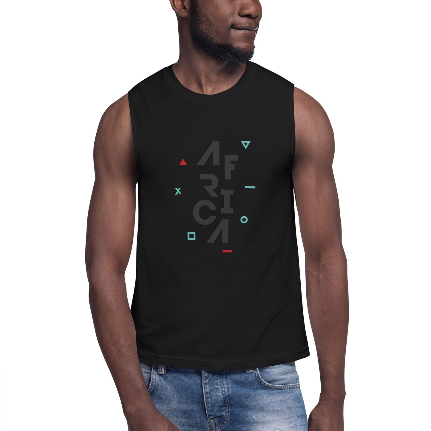 AFRICA IS THE FUTURE Muscle Shirt