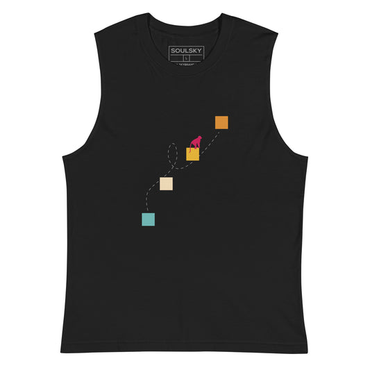 NEVER GIVE UP Muscle Shirt - SOULSKY