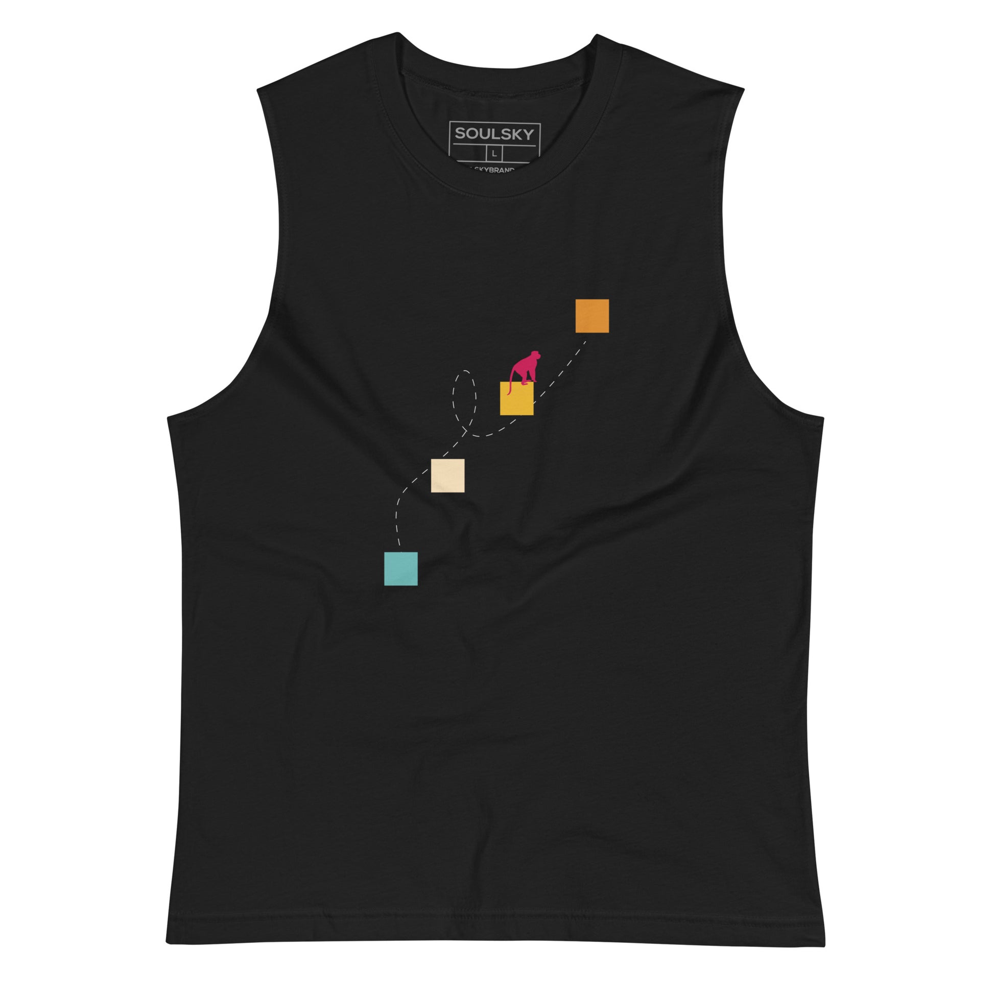 NEVER GIVE UP Muscle Shirt - SOULSKY