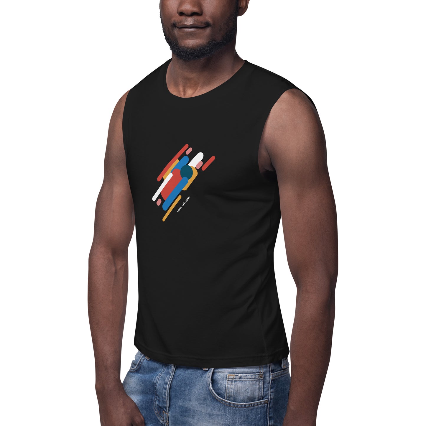 LIGHT STREAK Muscle Shirt