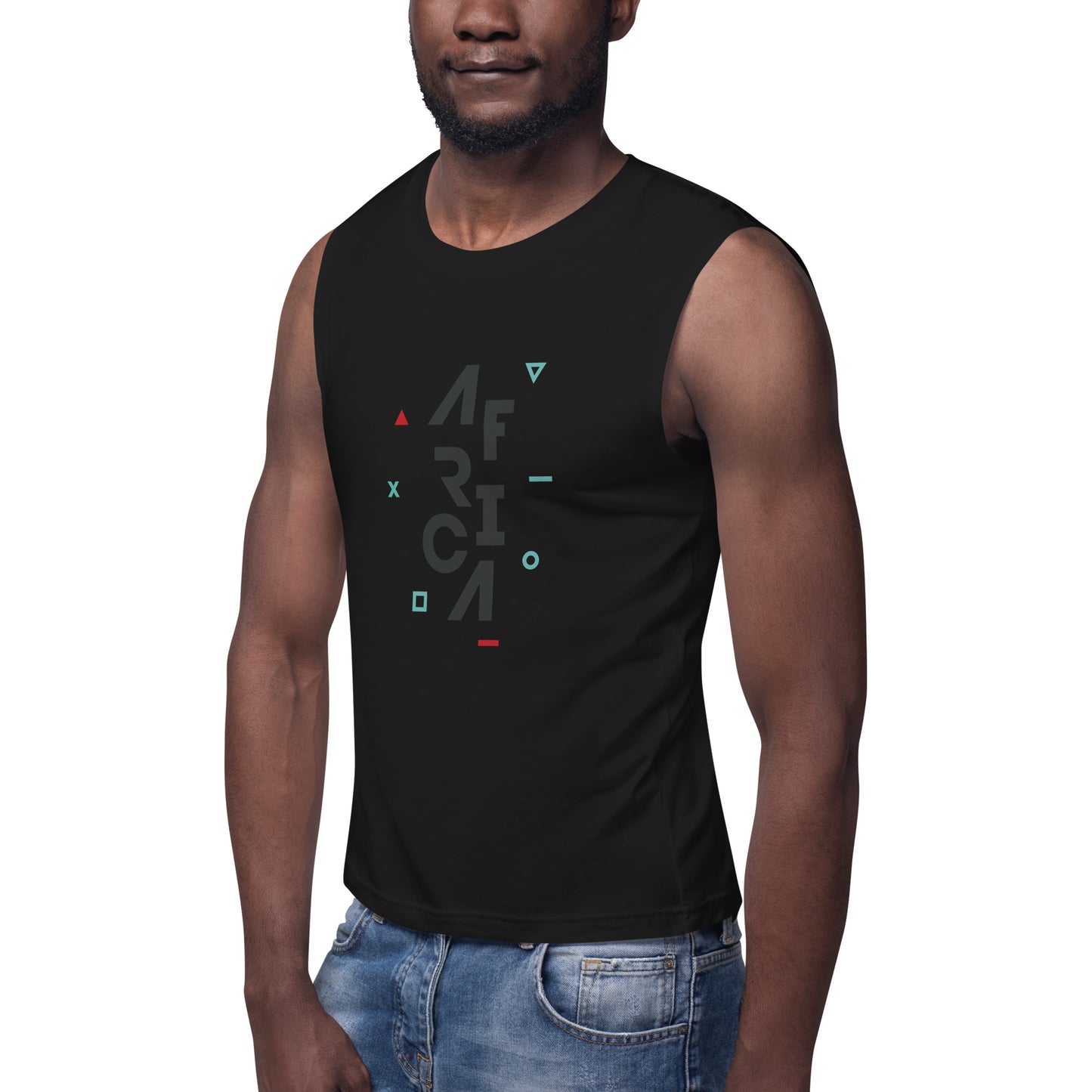 AFRICA IS THE FUTURE Muscle Shirt