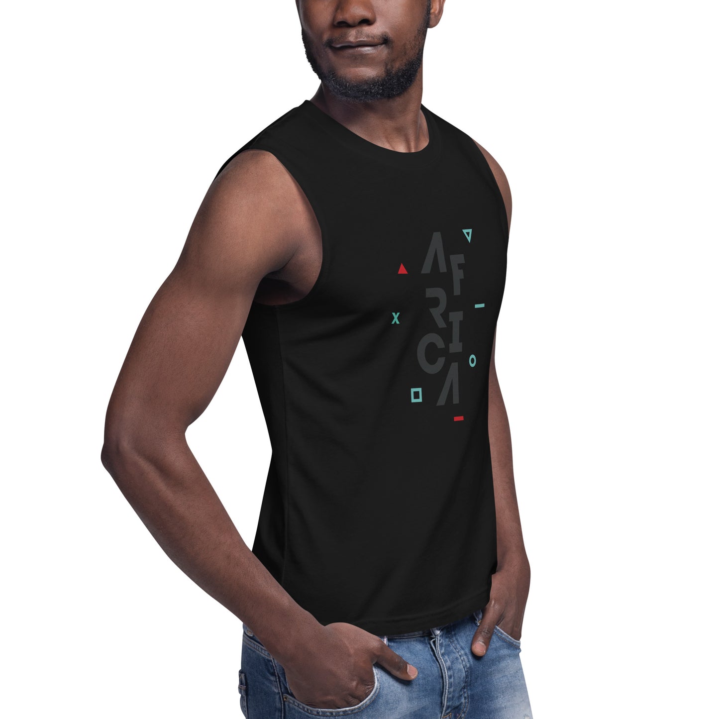 AFRICA IS THE FUTURE Muscle Shirt