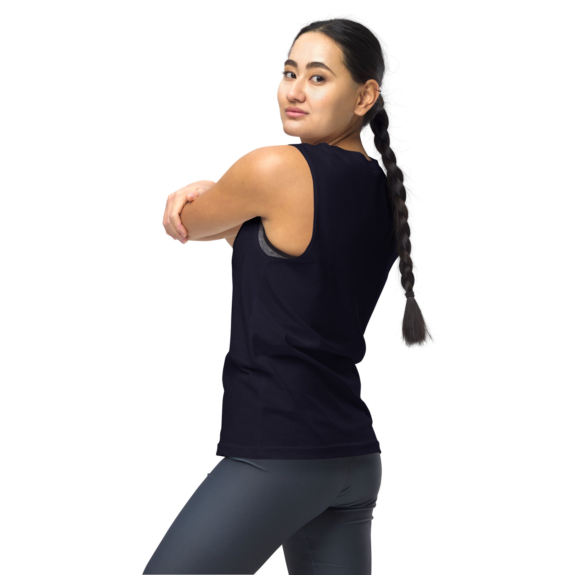 ELEVATE Muscle Shirt (Black) - SOULSKY