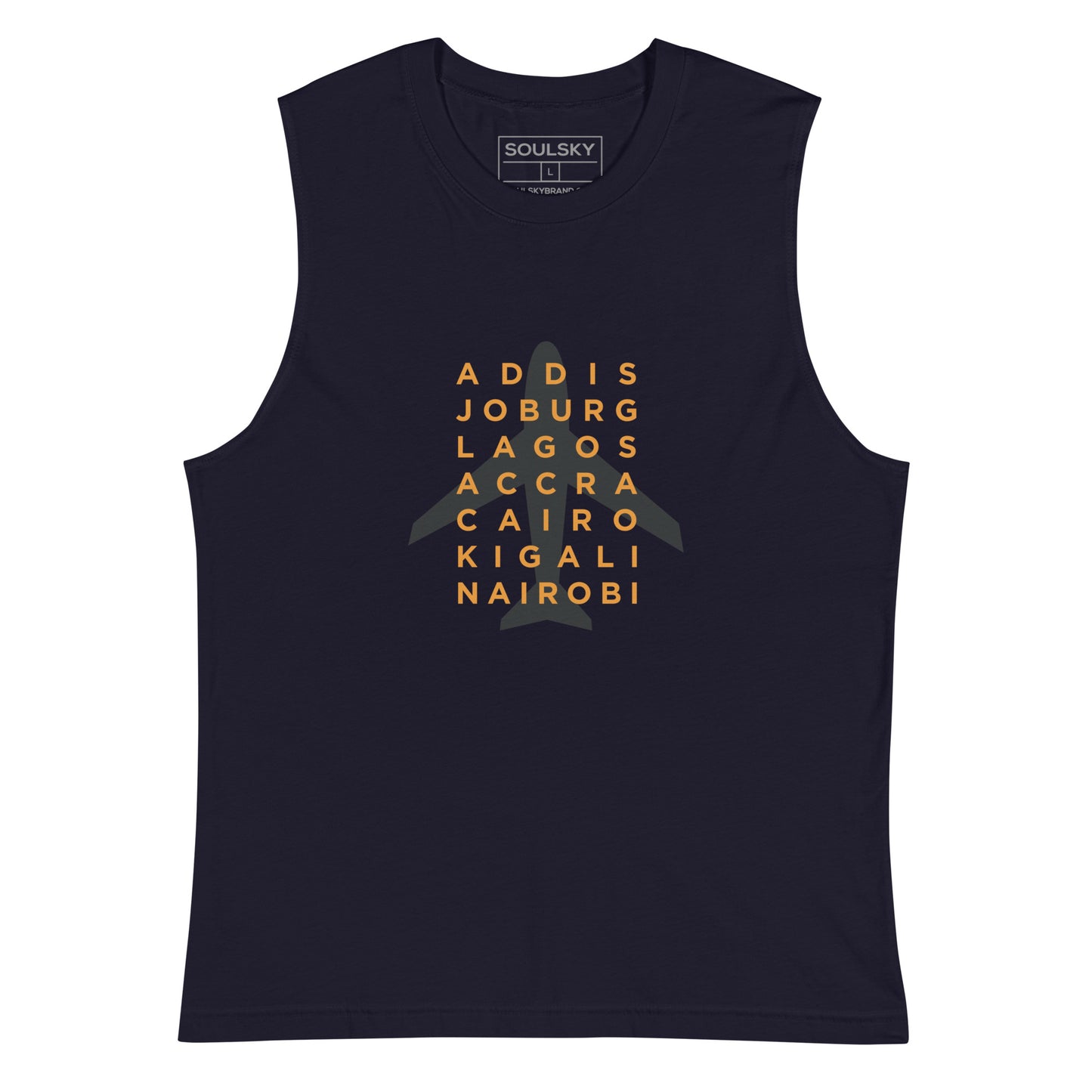 AFRICAN CITIES Muscle Shirt