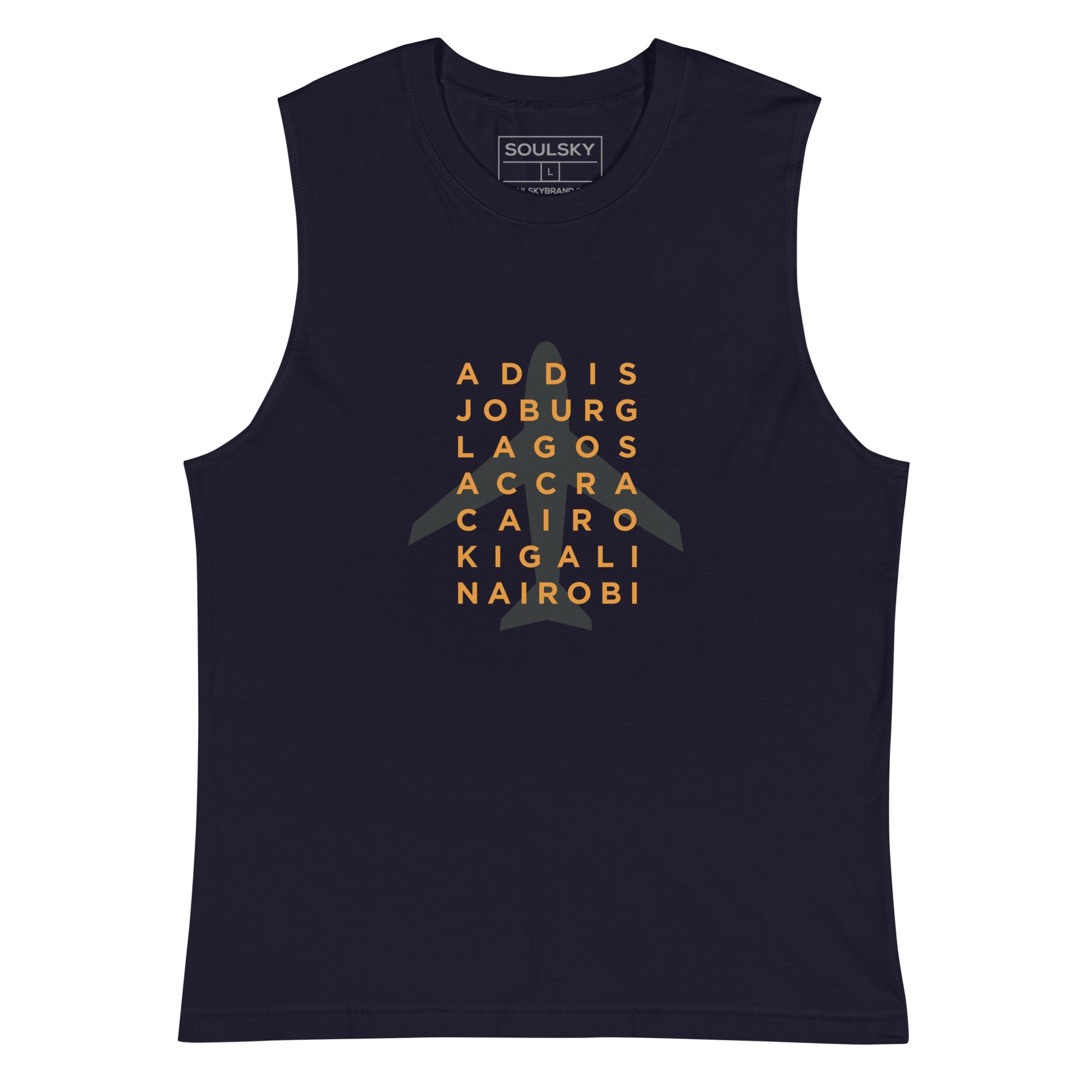 AFRICAN CITIES Muscle Shirt - SOULSKY