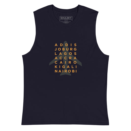 AFRICAN CITIES Muscle Shirt - SOULSKY