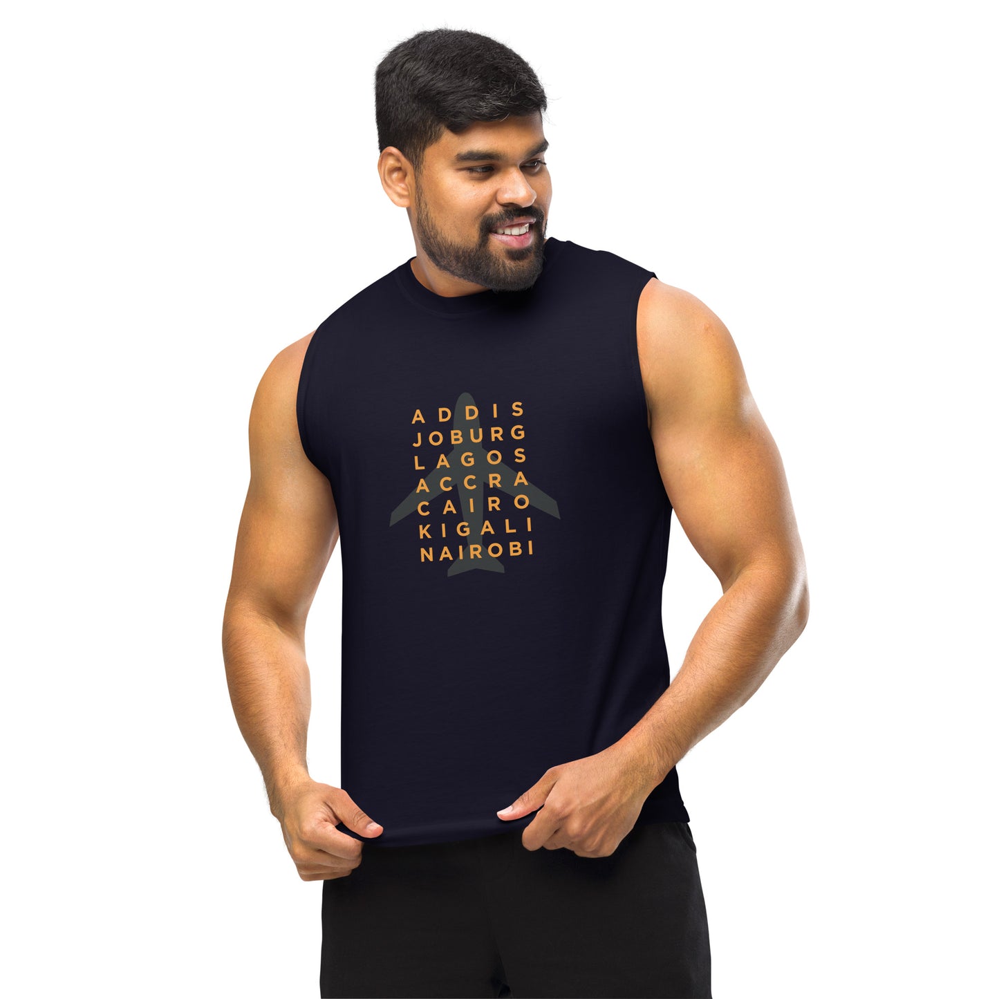 AFRICAN CITIES Muscle Shirt