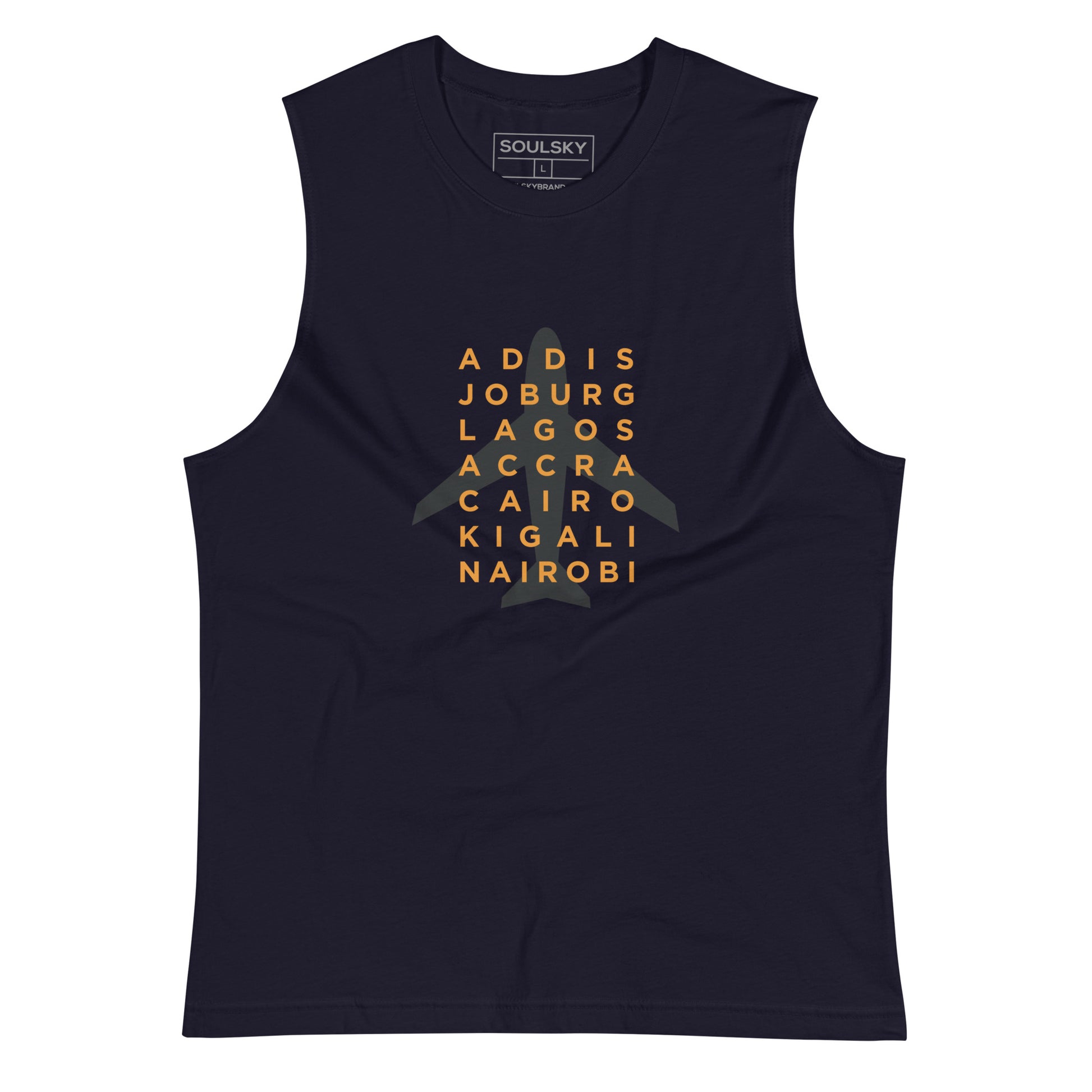 AFRICAN CITIES Muscle Shirt - SOULSKY