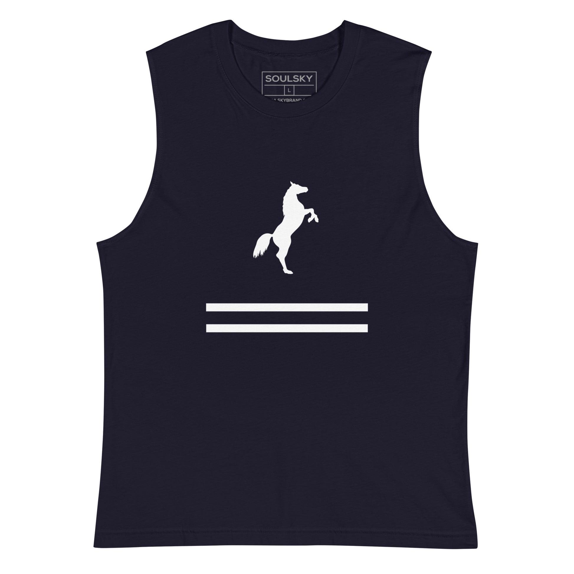 ELEVATE Muscle Shirt (Black) - SOULSKY