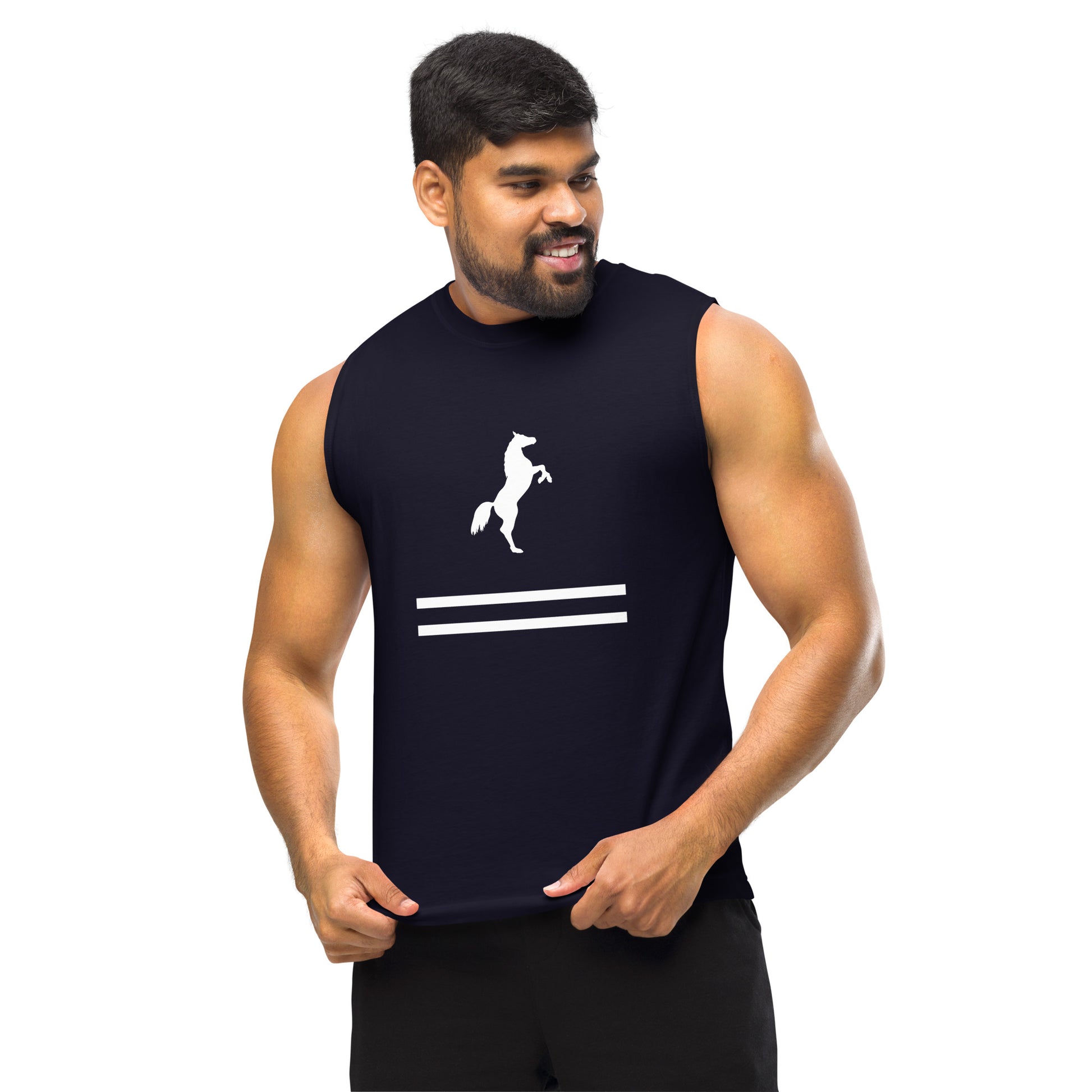 ELEVATE Muscle Shirt (Black) - SOULSKY